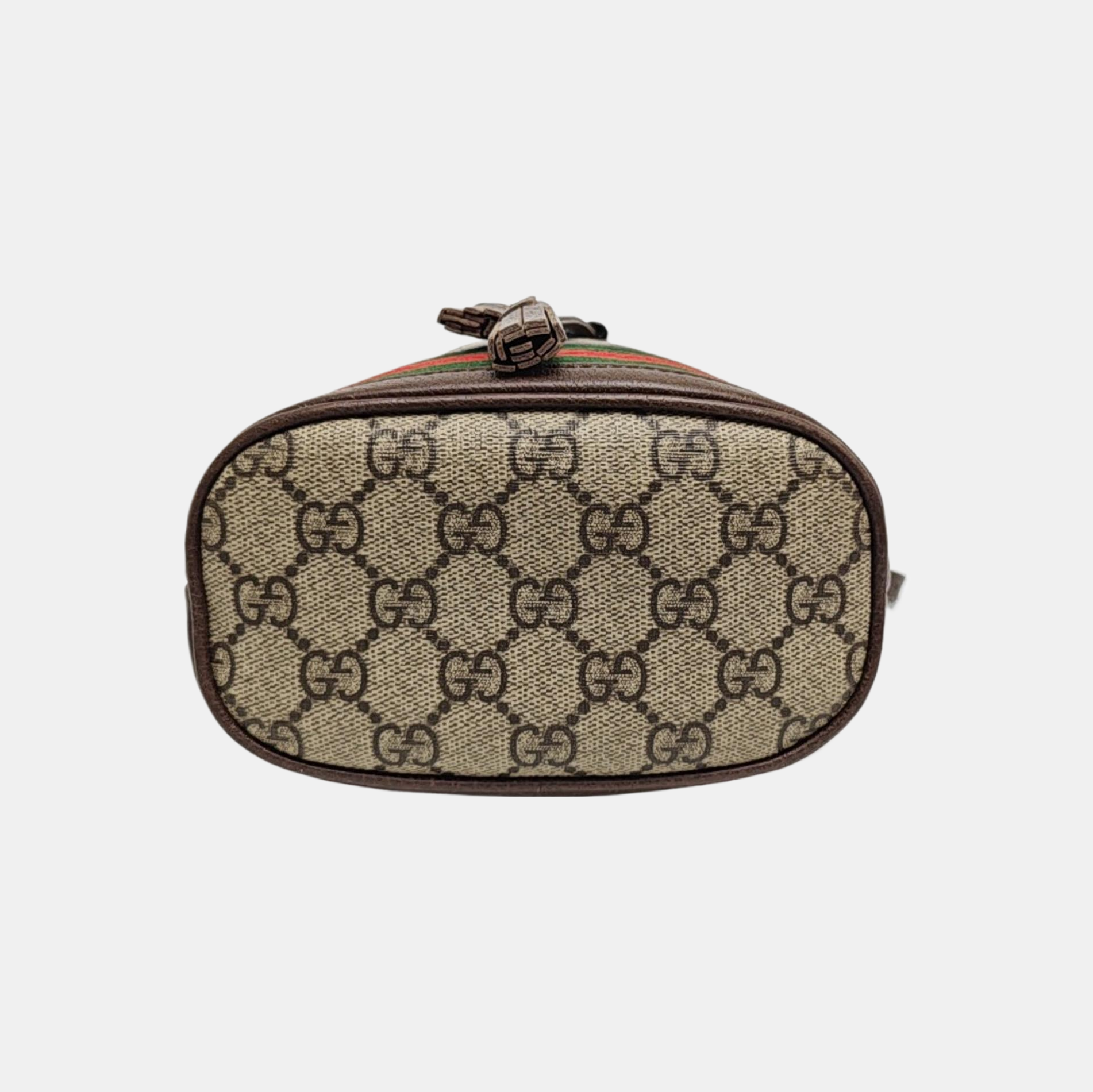 Ophidia Mini Monogram Coated Canvas Beige