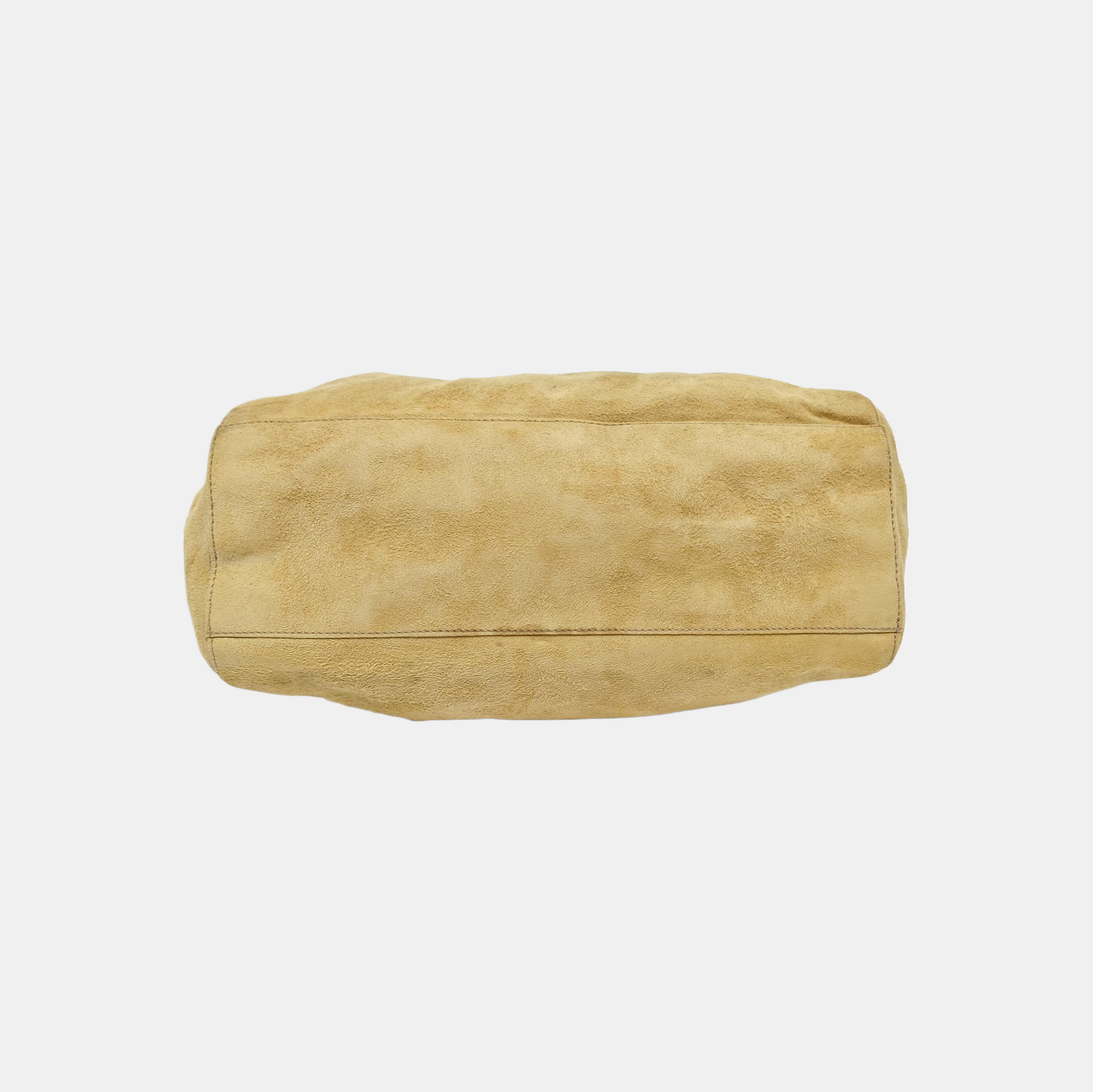 Suede Shoulder Bag Yellow