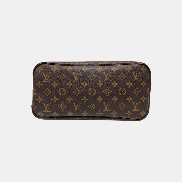 NEVERFULL MM Monogram Coated Canvas Brown