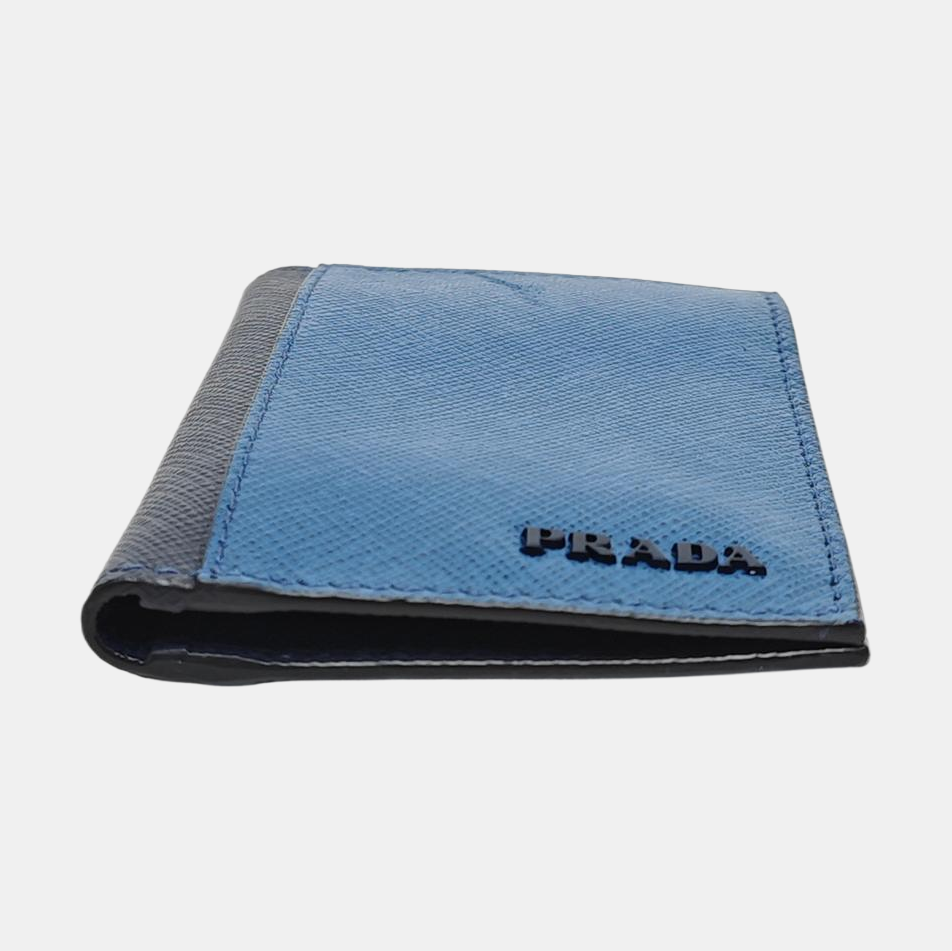 Calfskin Card Holder Blue