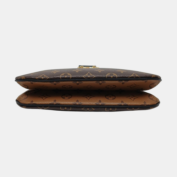 TWINNY Monogram Coated Canvas Brown