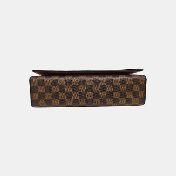 TRIBECA Damier Ebene Coated Canvas Brown