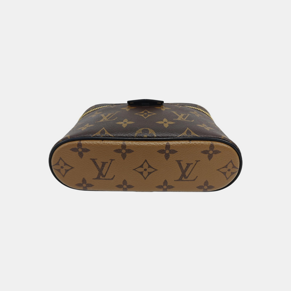 Vanity Chain Pouch Monogram Coated Canvas Brown