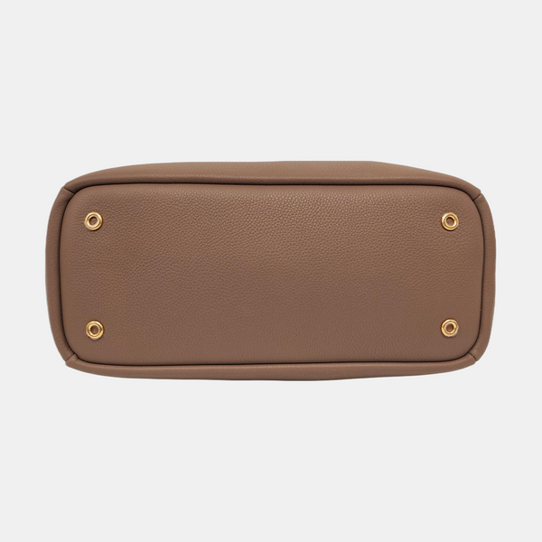 Calfskin Shoulder Bag Brown