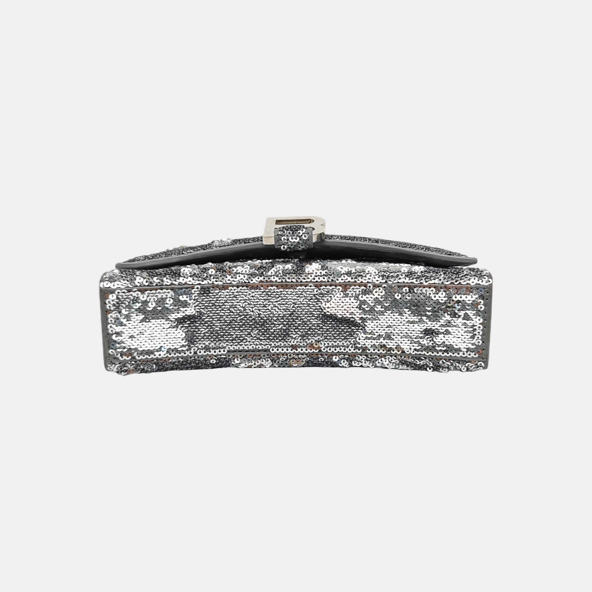 Hourglass Small Sequins Silver