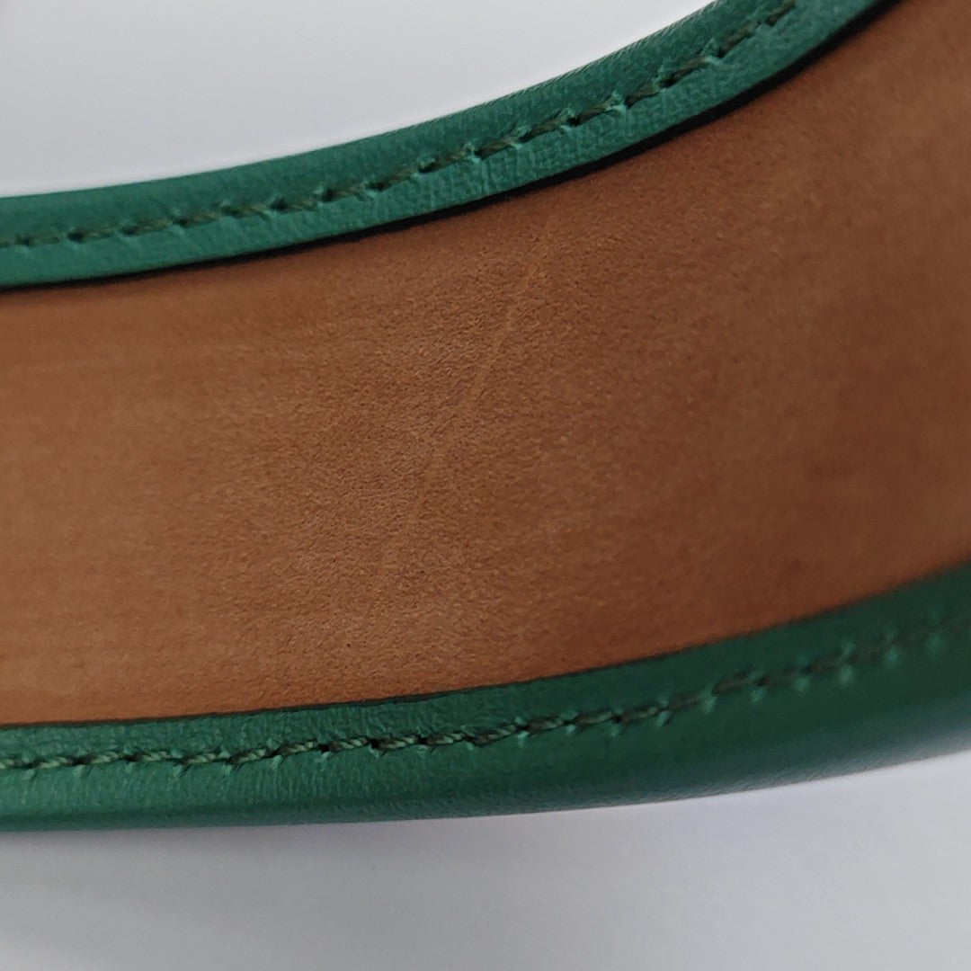 Leather Belt Green