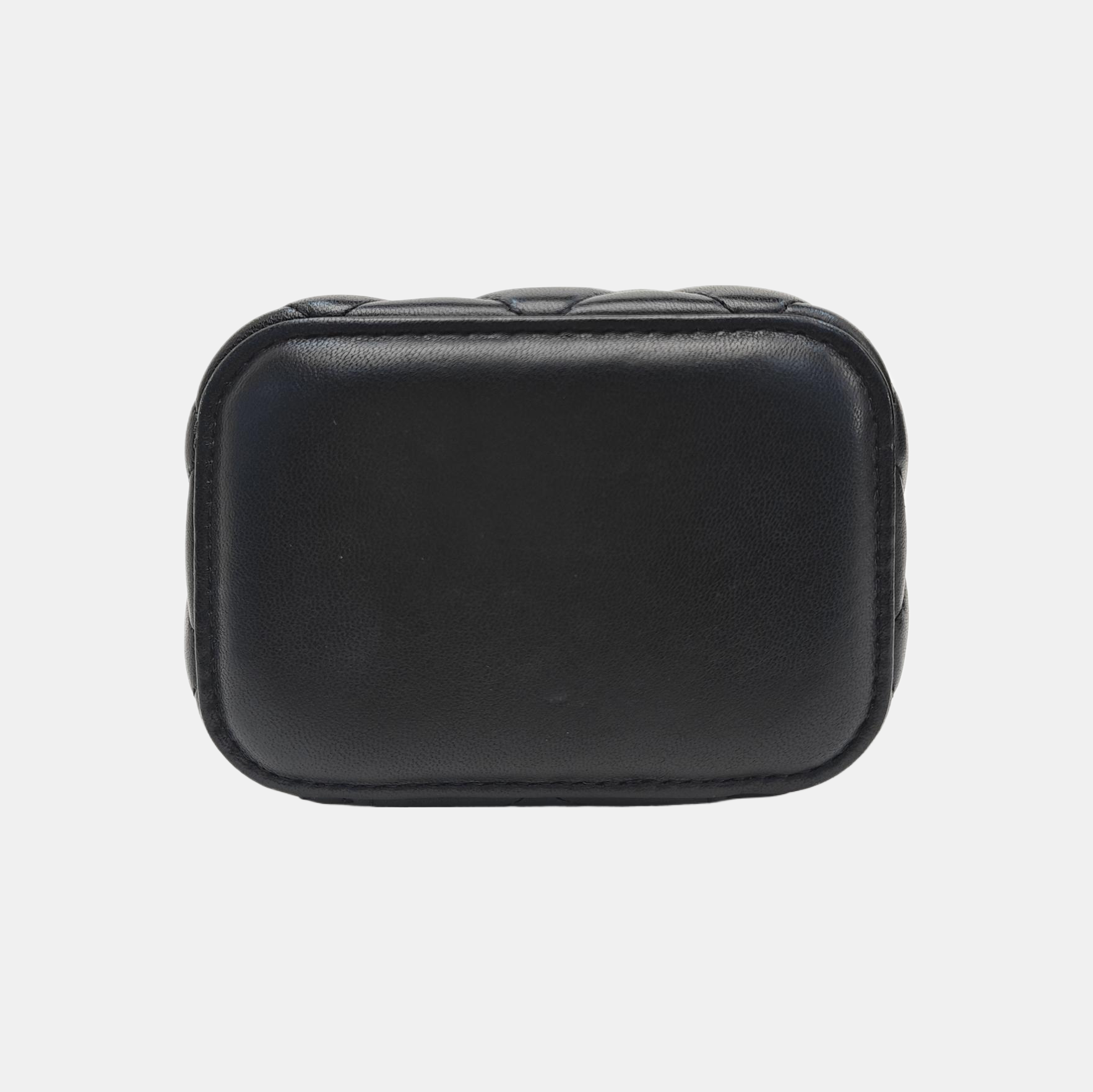 VANITY CASE Mini Quilted Lambskin Black