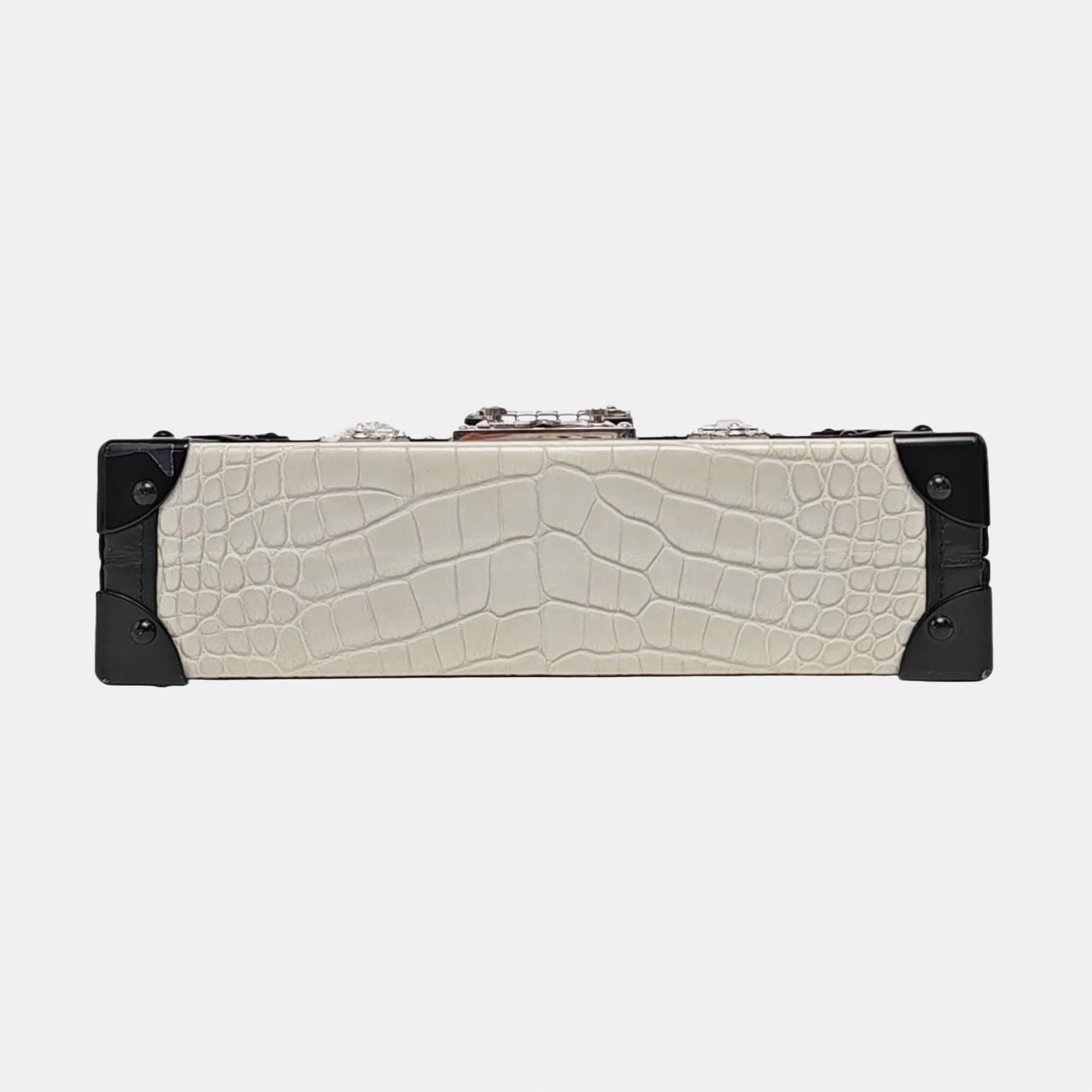 PETITE MALLE Crocodile Gray
