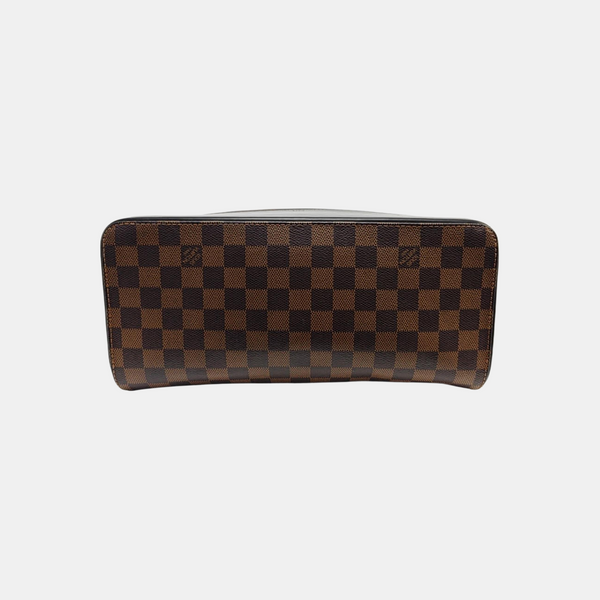 JAKE Damier Ebene Coated Canvas Brown