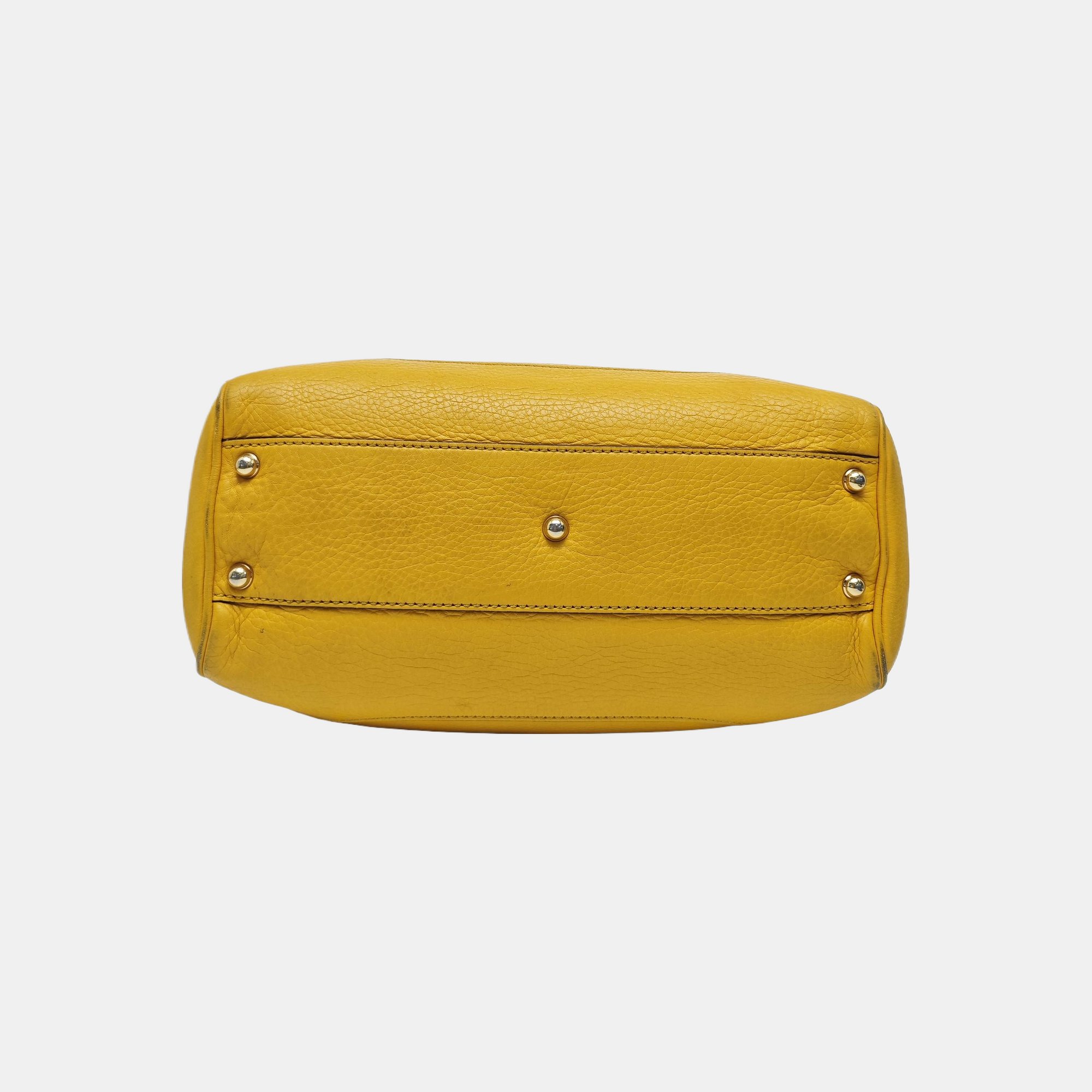 Bamboo 1947 Medium Calfskin Yellow