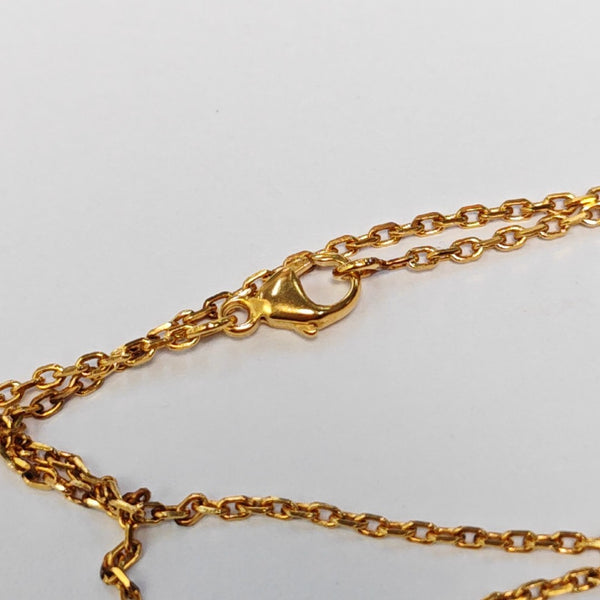 Pop H Metal Rose Gold Necklace