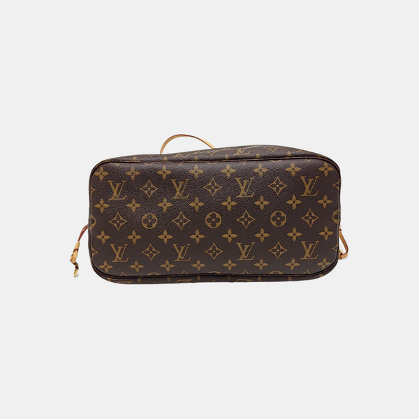 NEVERFULL MM Monogram Coated Canvas Brown