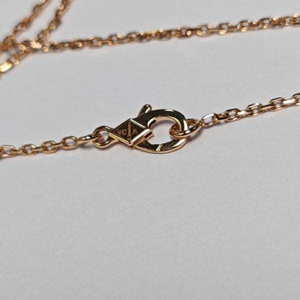 Vintage Alhambra 18k Rose Gold Necklace