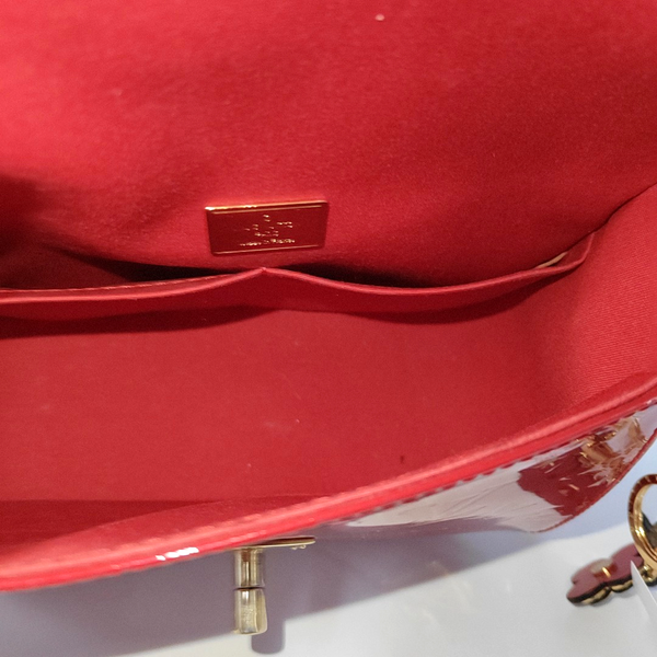 PASADENA PM Monogram Calfskin Red