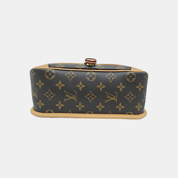 DIANE Monogram Coated Canvas Brown