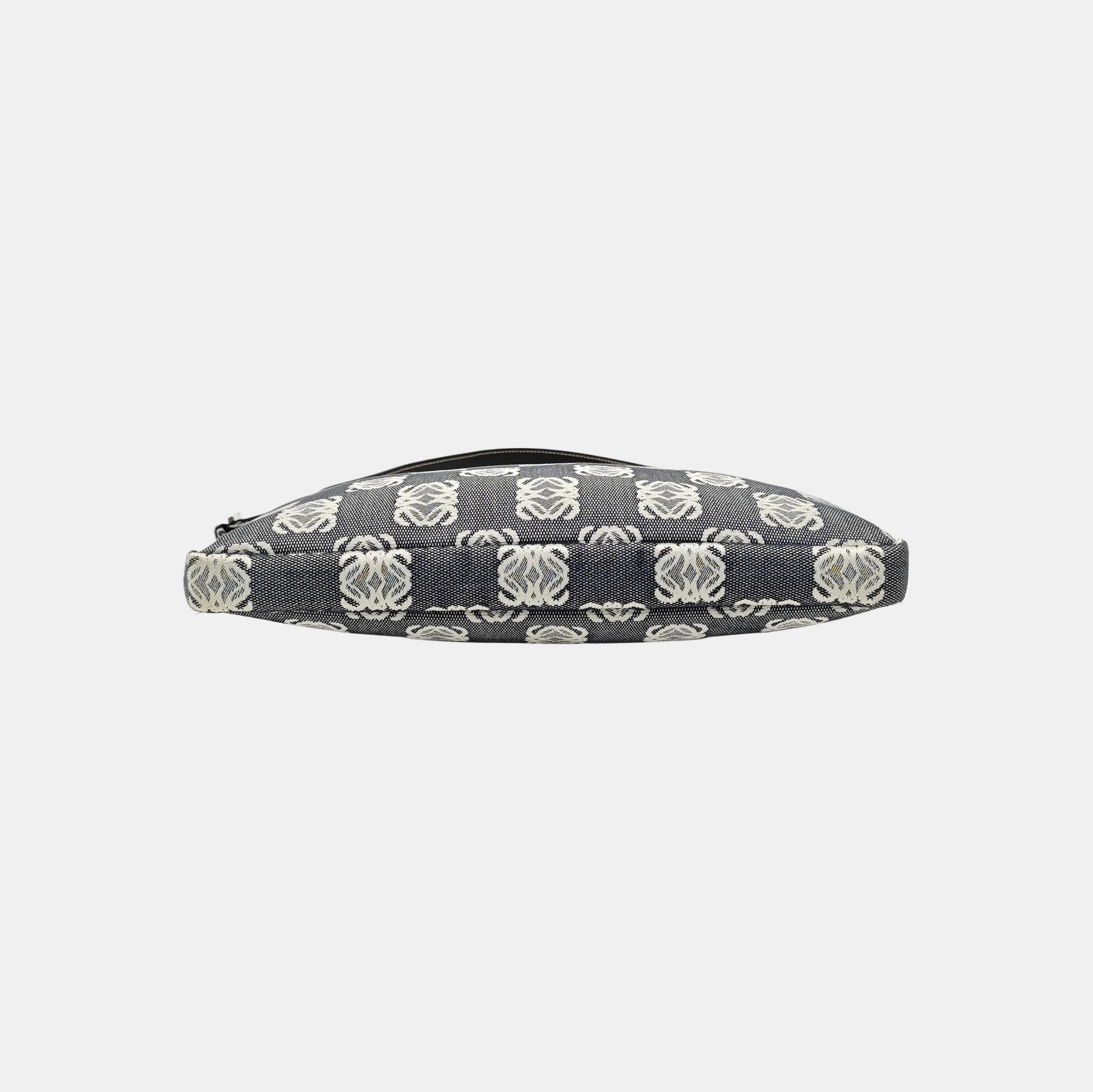 Monogram Canvas Shoulder Bag Gray