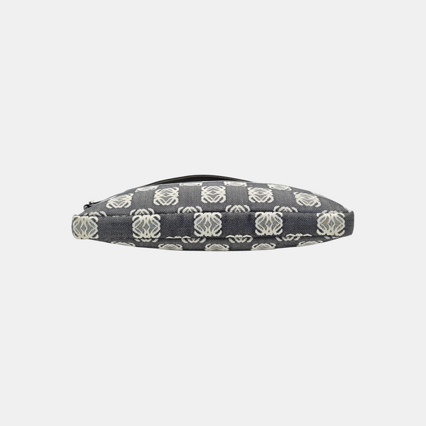 Monogram Canvas Shoulder Bag Gray