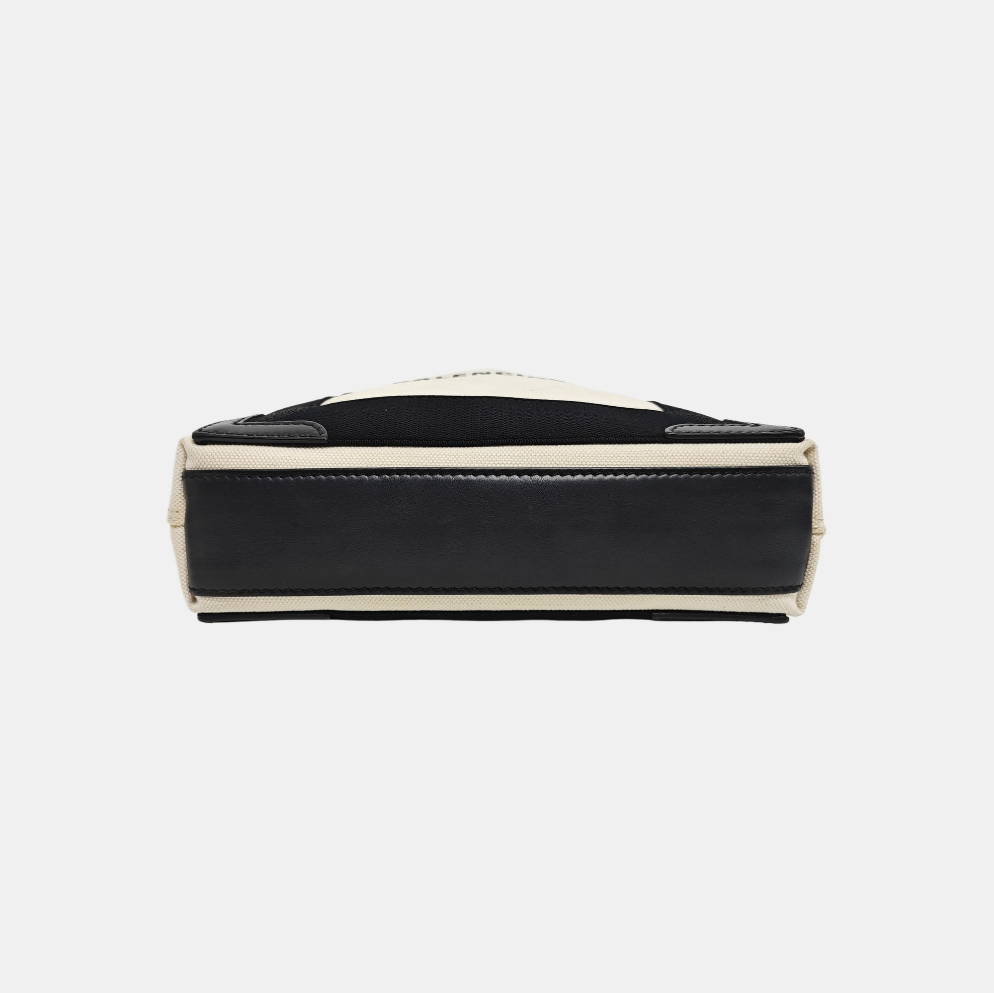 Navy Mini Canvas Beige