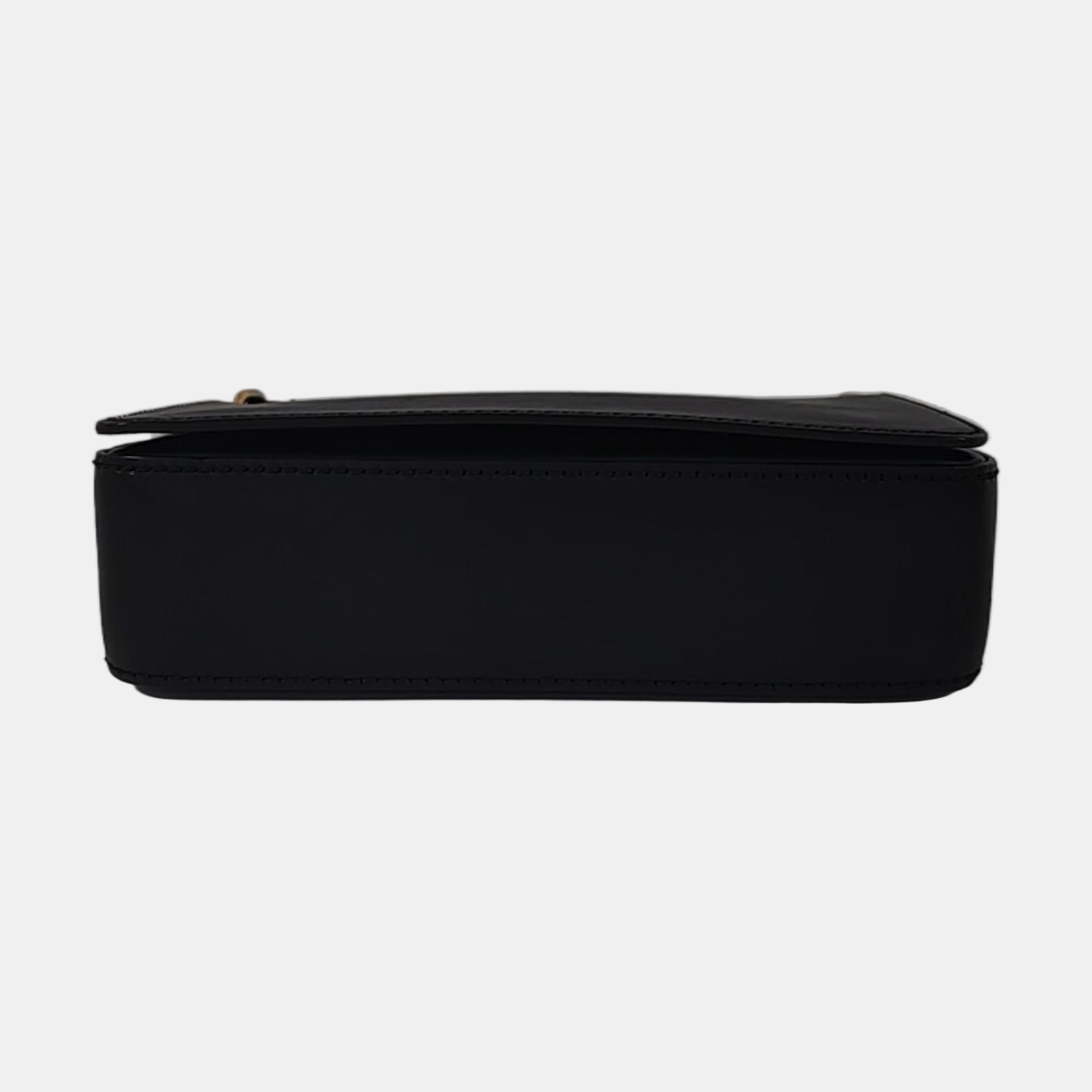 Calfskin Top Handle Bag Black