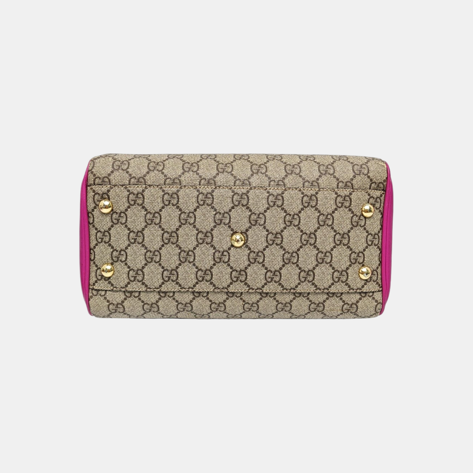 GG Blooms Monogram Coated Canvas Beige