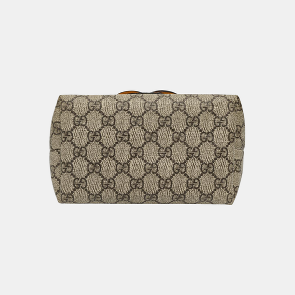 Children’s GG Bucket Monogram Coated Canvas Beige
