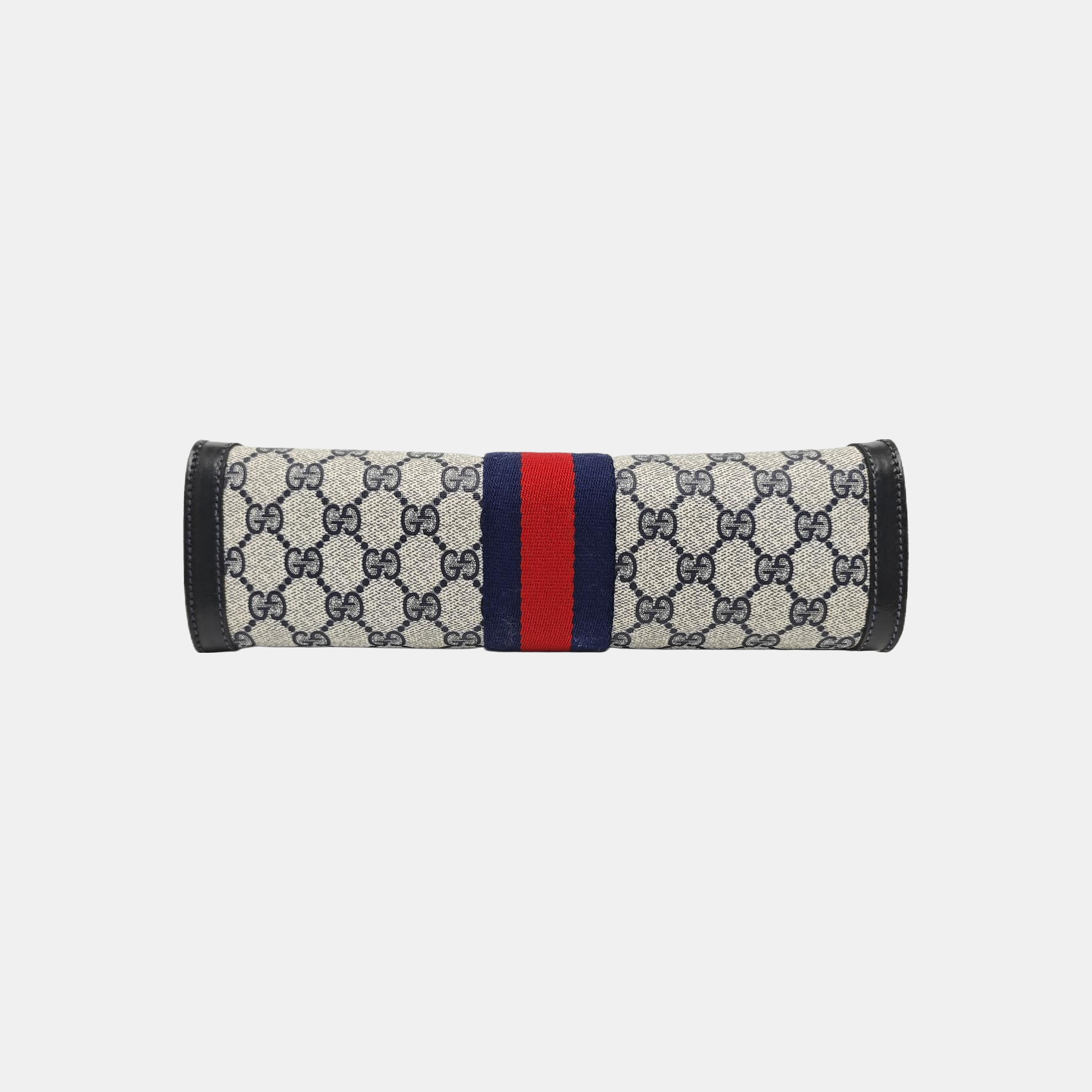 Monogram Coated Canvas Shoulder Bag Gray