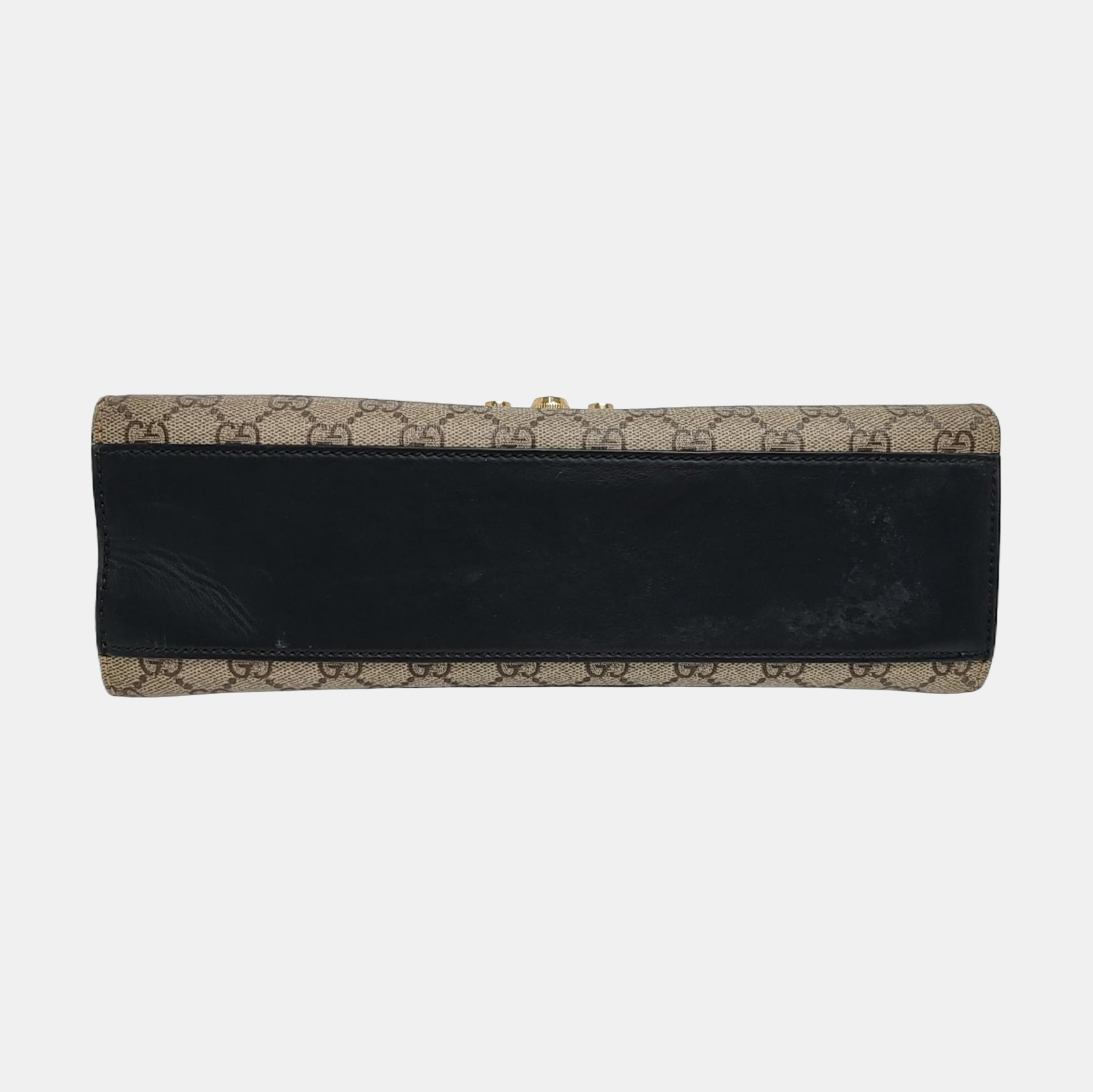 Authenticated pre-owned  Padlock Medium Monogram Coated Canvas Beige - Shoulder Bag at Looply