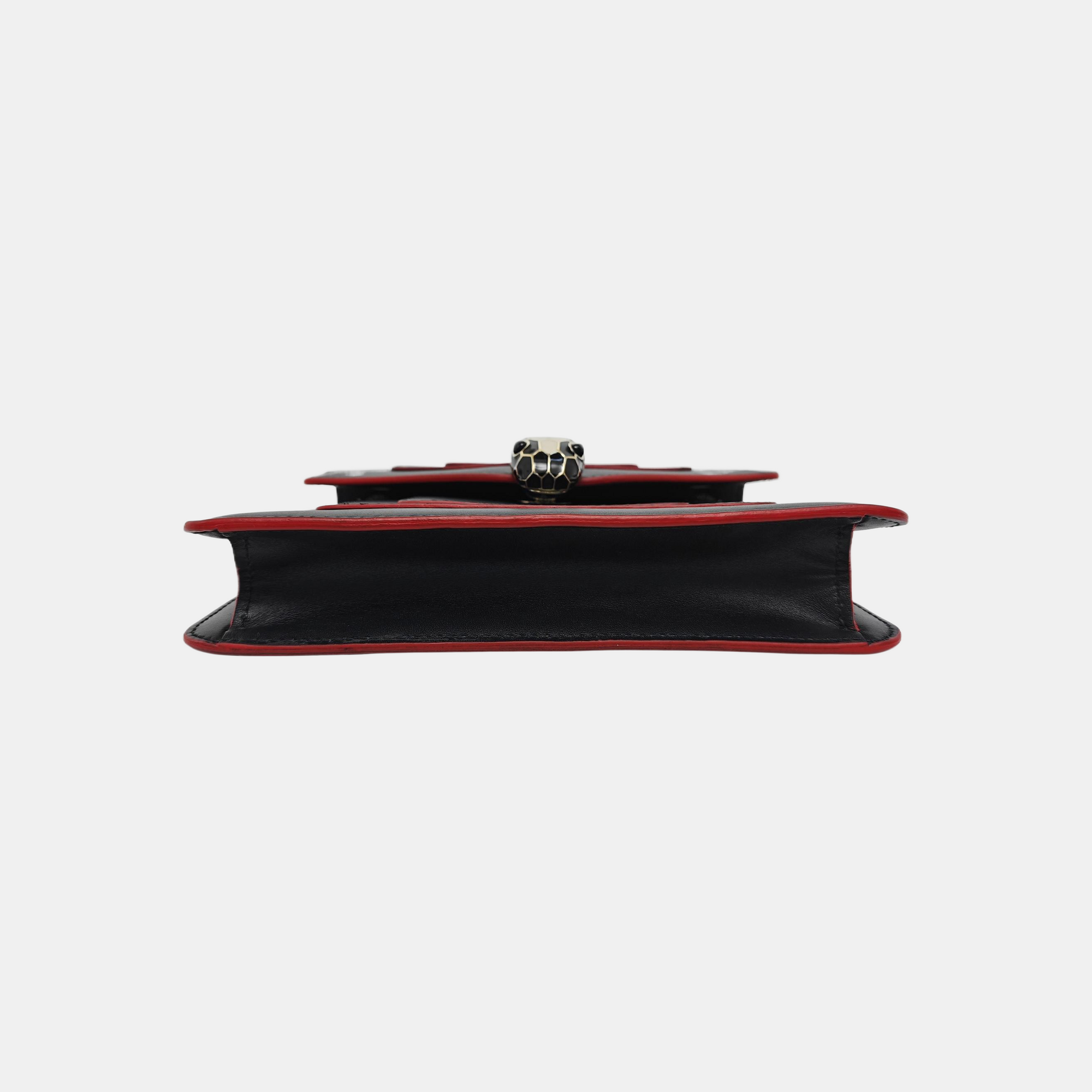 SERPENTI FOREVER Small Calfskin Black