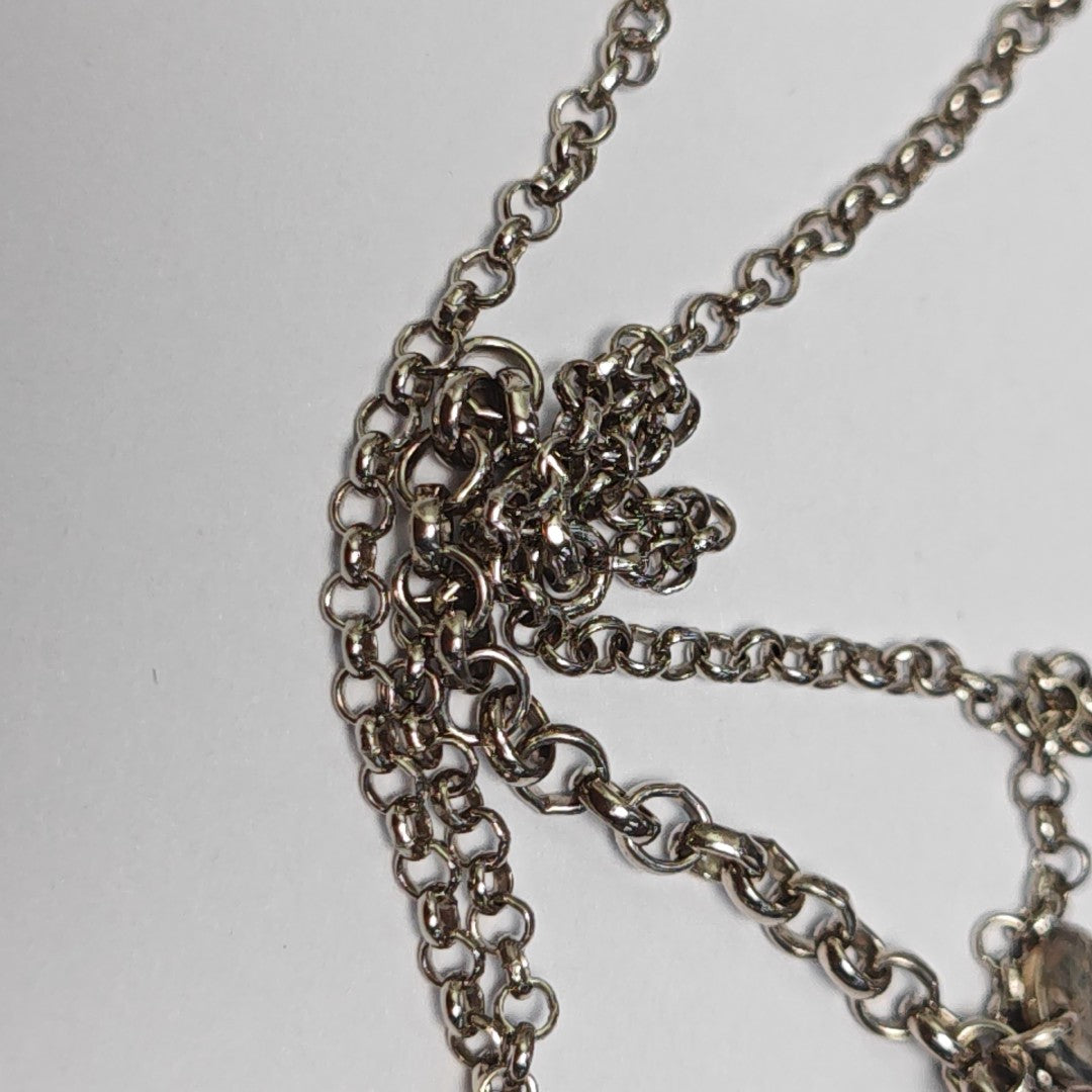 Interlocking G 925 Sterling Silver Necklace