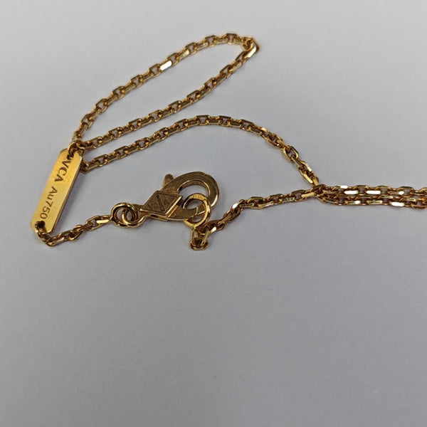 Vintage Alhambra 18k Gold Necklace