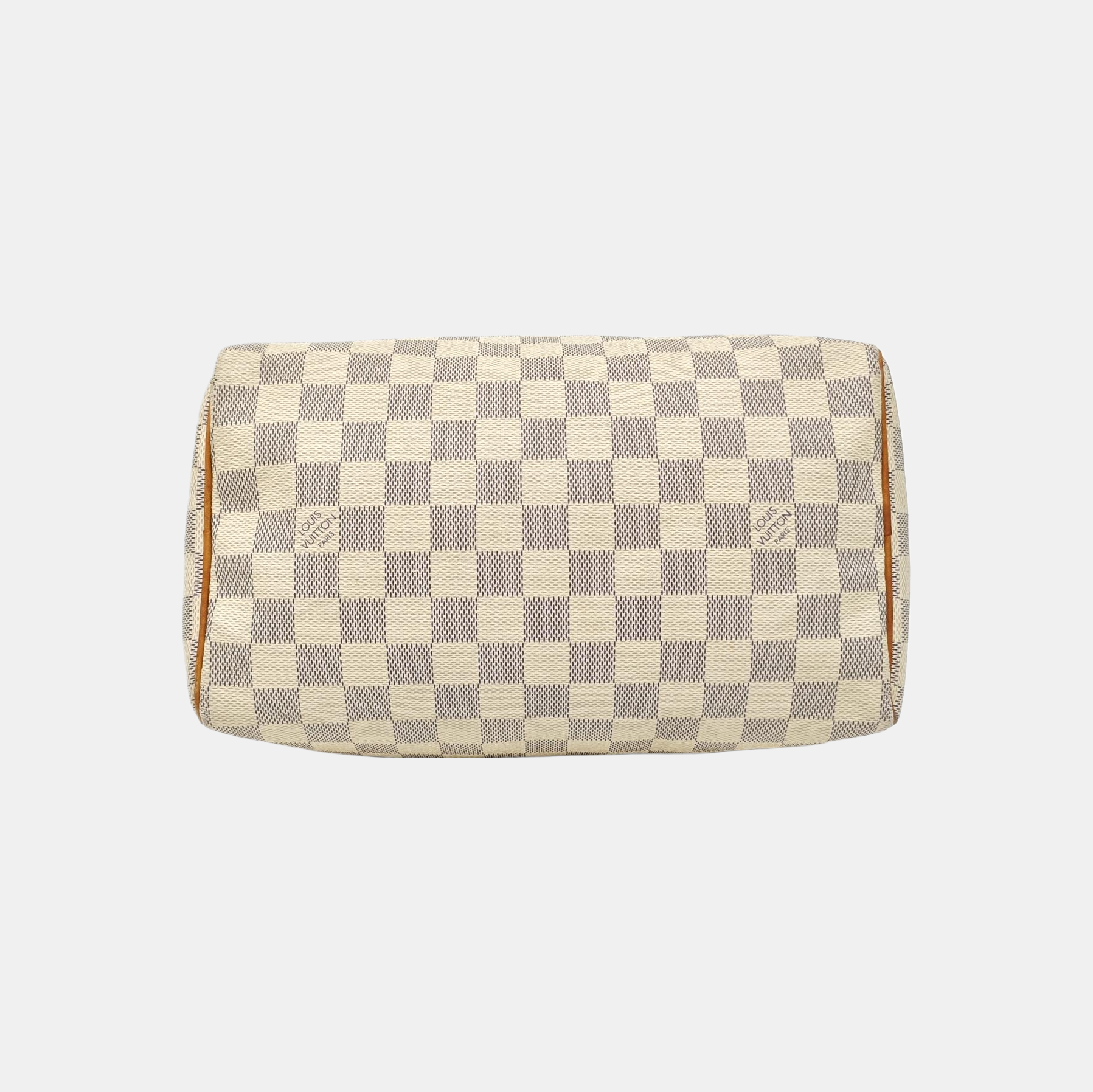 SPEEDY 25 Damier Azur Coated Canvas White