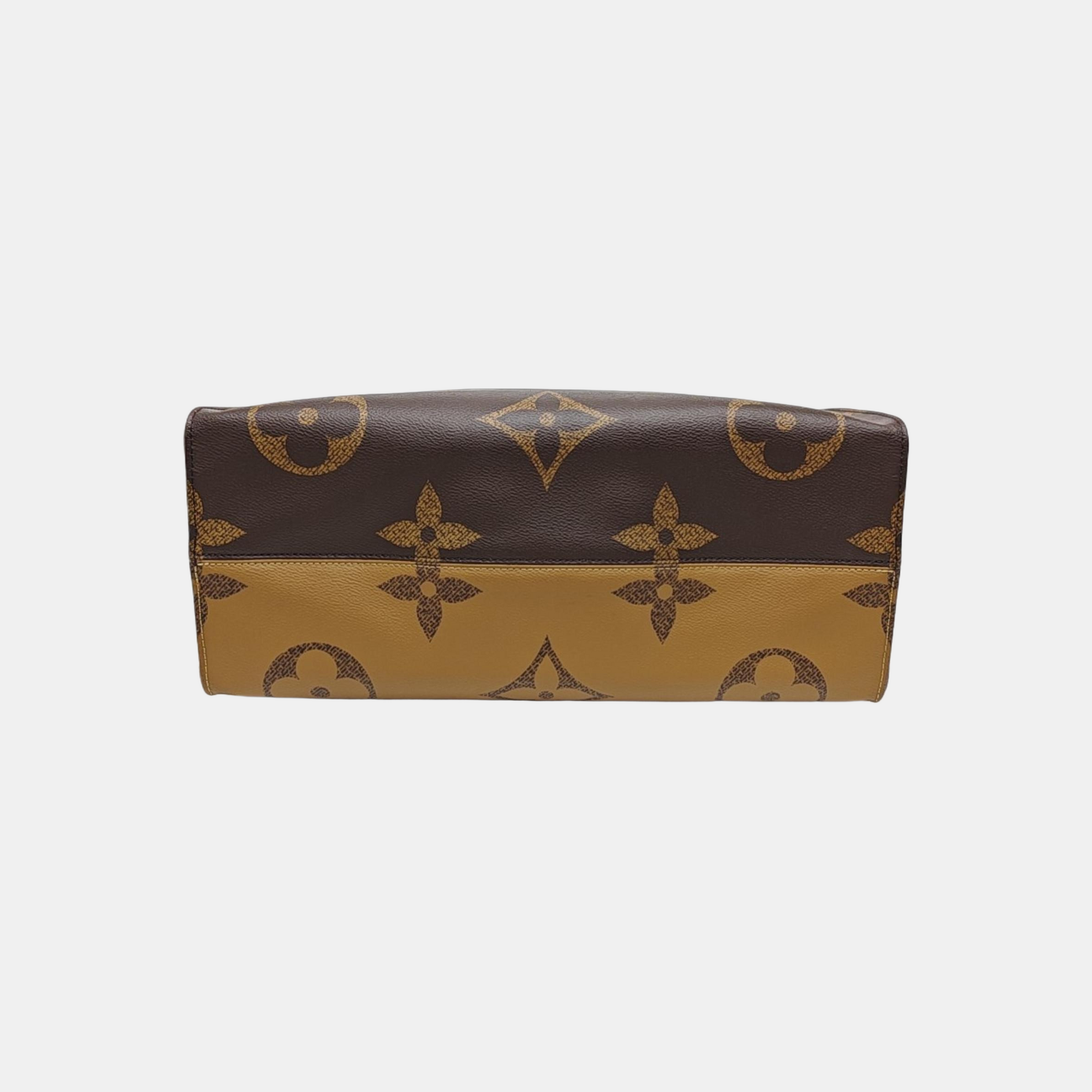 ONTHEGO GM Monogram Coated Canvas Brown