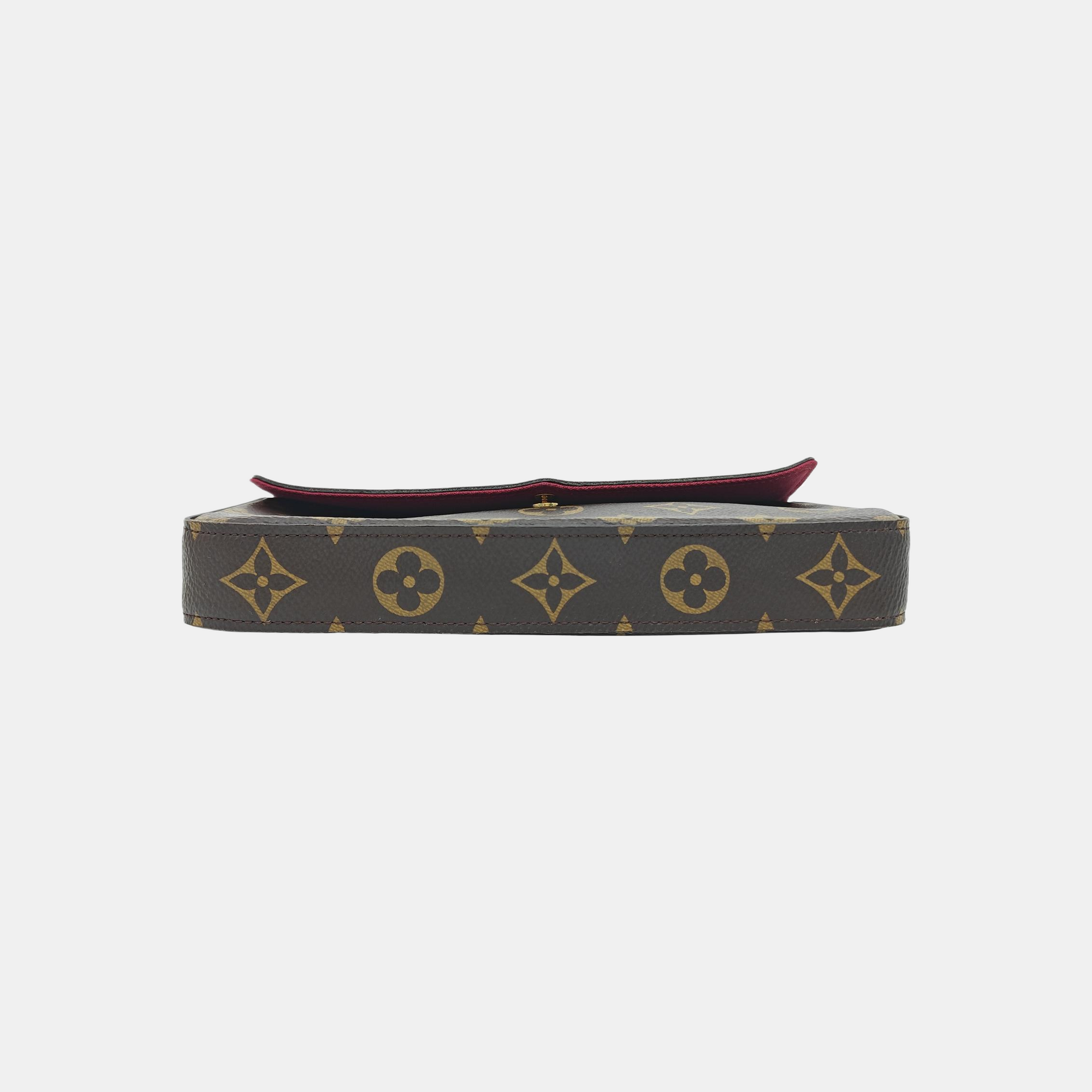 FÉLICIE Monogram Coated Canvas Brown