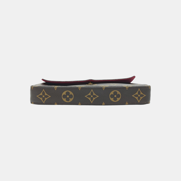 FÉLICIE Monogram Coated Canvas Brown