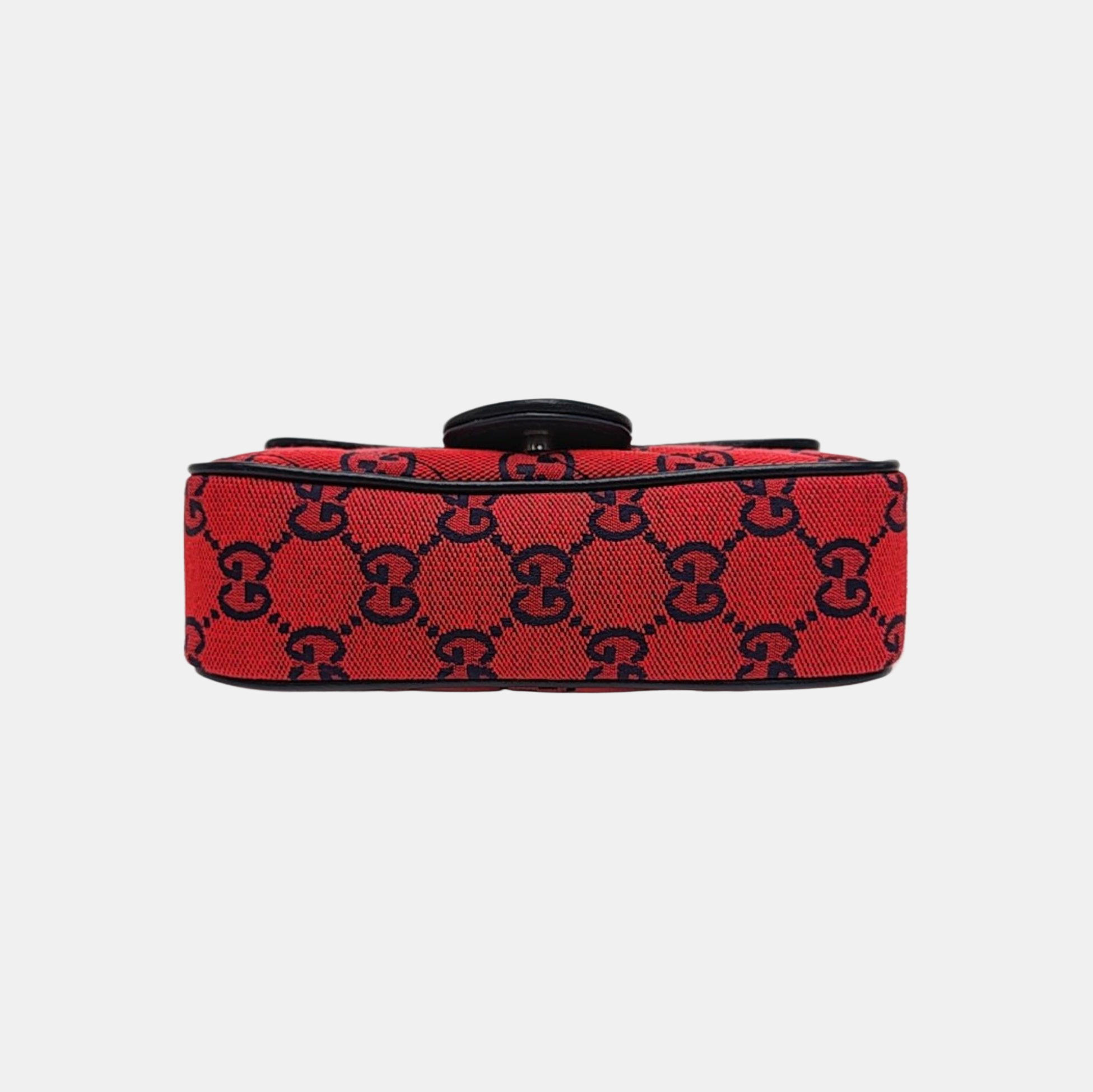 GG Marmont Mini Quilted Canvas Red