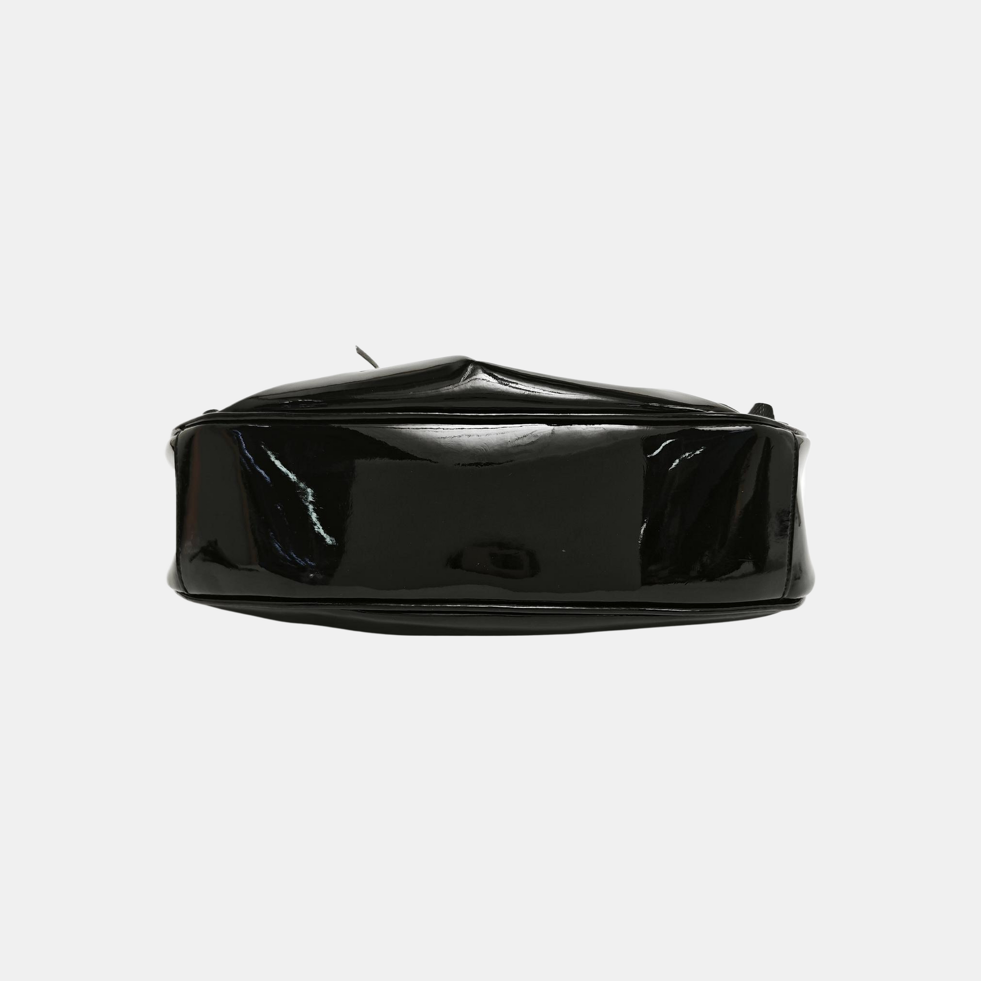 Le Cagole Mini Patent Leather Black