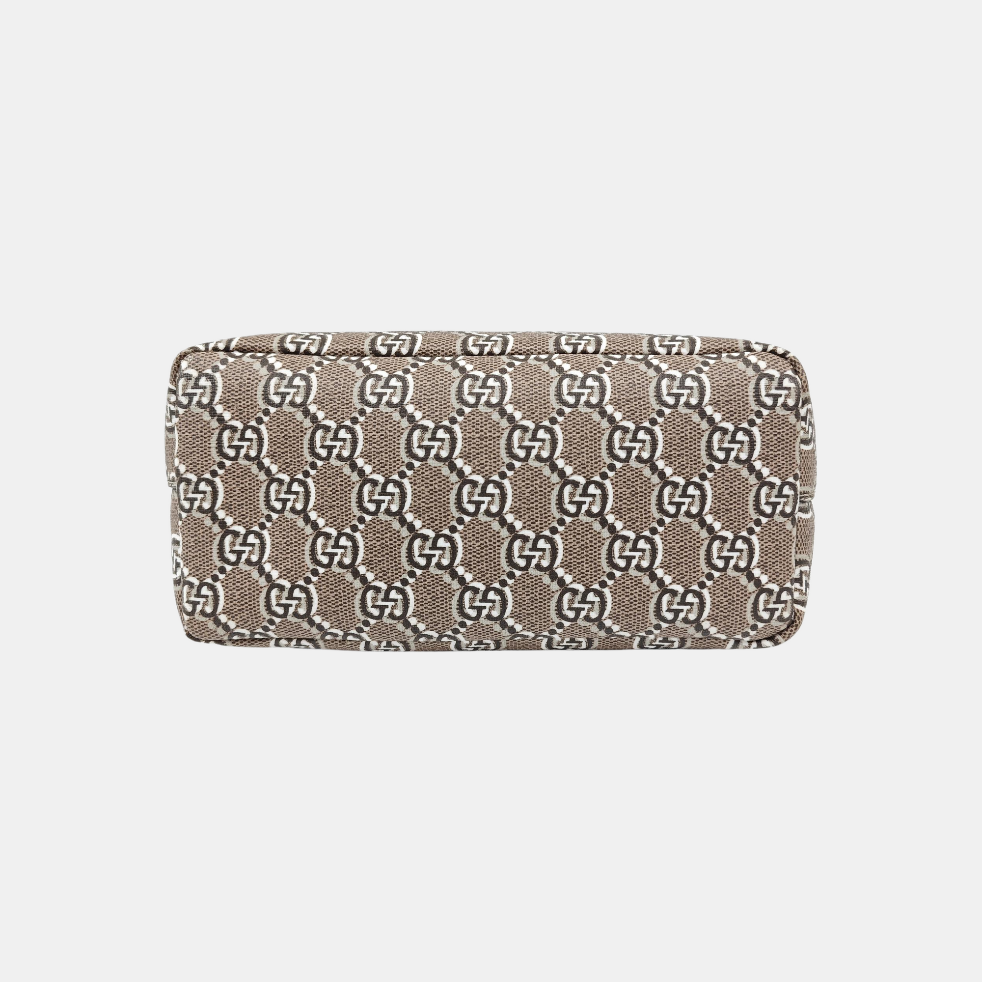 Monogram Coated Canvas Top Handle Bag Super Mini Gray