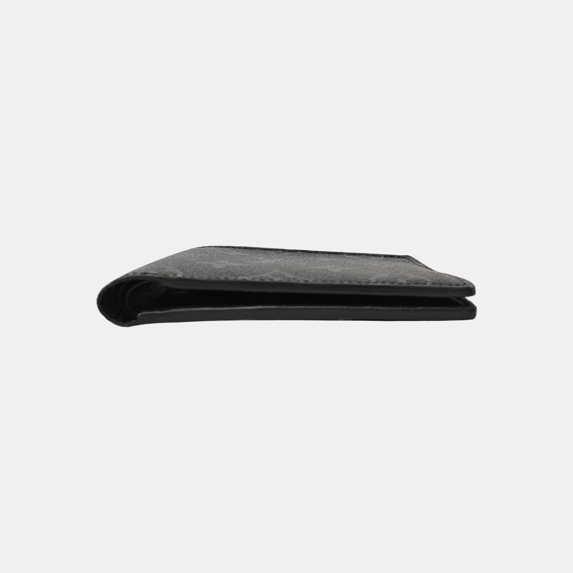 MULTIPLE Monogram Coated Canvas Black Wallet