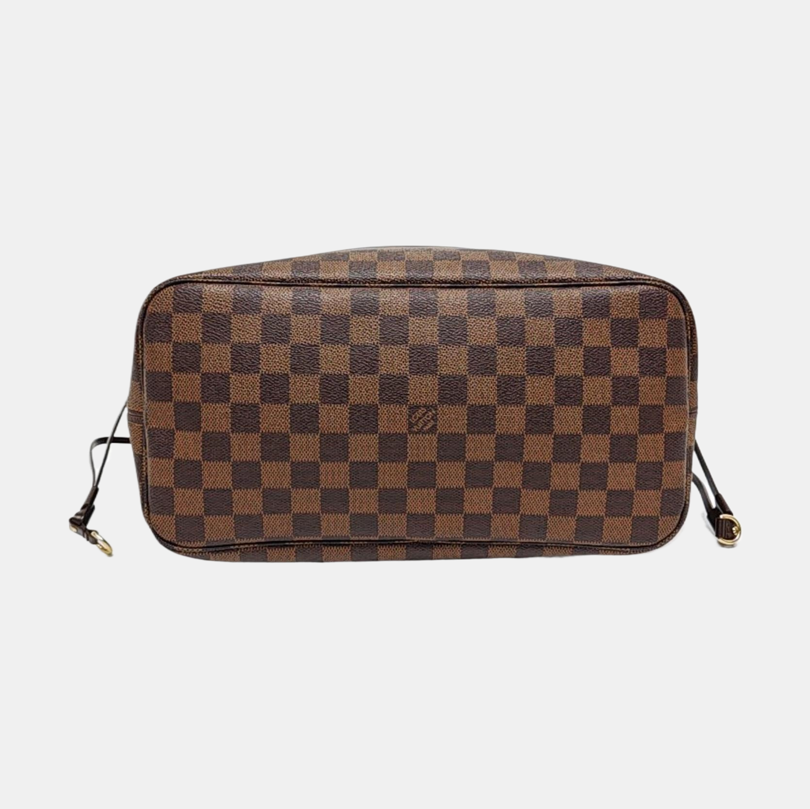 Authenticated pre-owned  NEVERFULL MM Damier Ebene Coated Canvas Brown - Tote Bag at Looply
