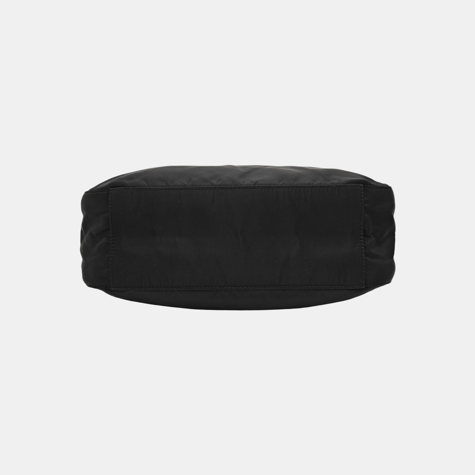 Nylon Shoulder Bag Black