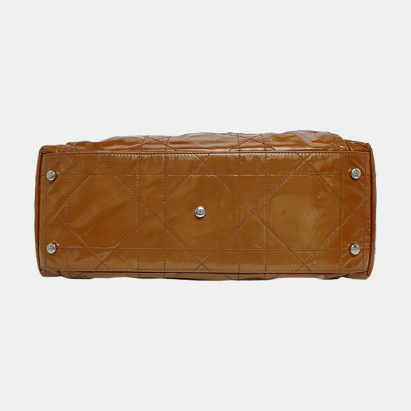 Le Trente Cannage Patent Leather Brown