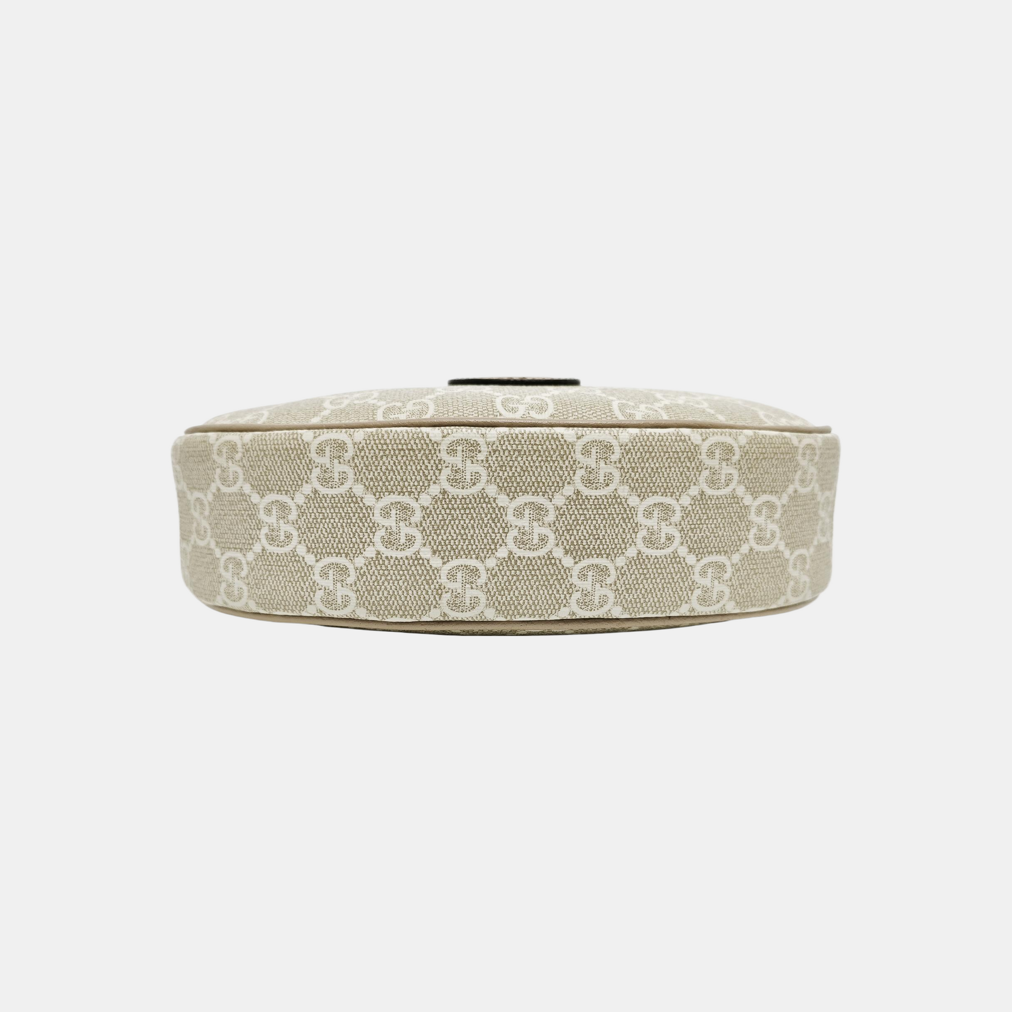 Monogram Coated Canvas Shoulder Bag Beige