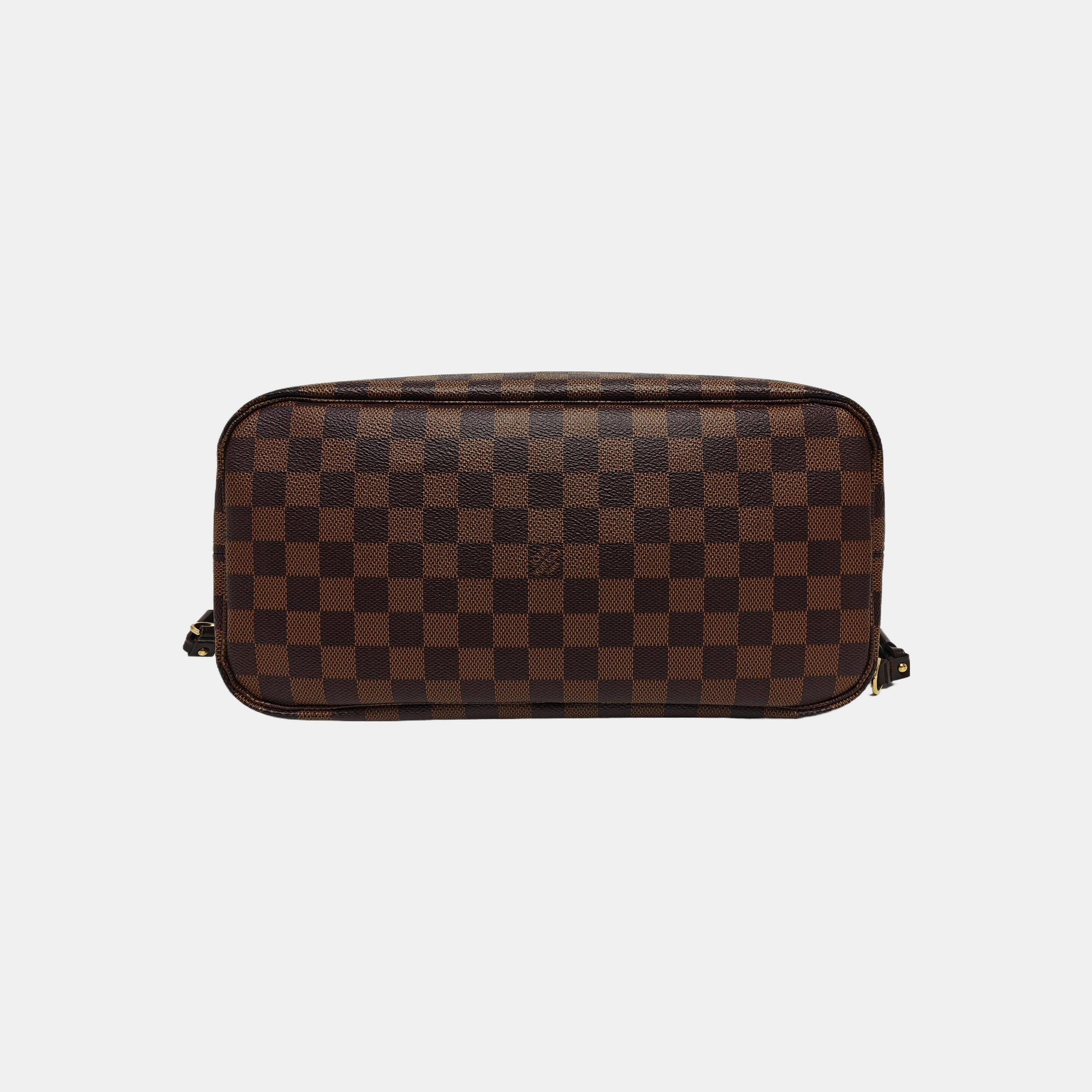 NEVERFULL MM Damier Ebene Coated Canvas Brown