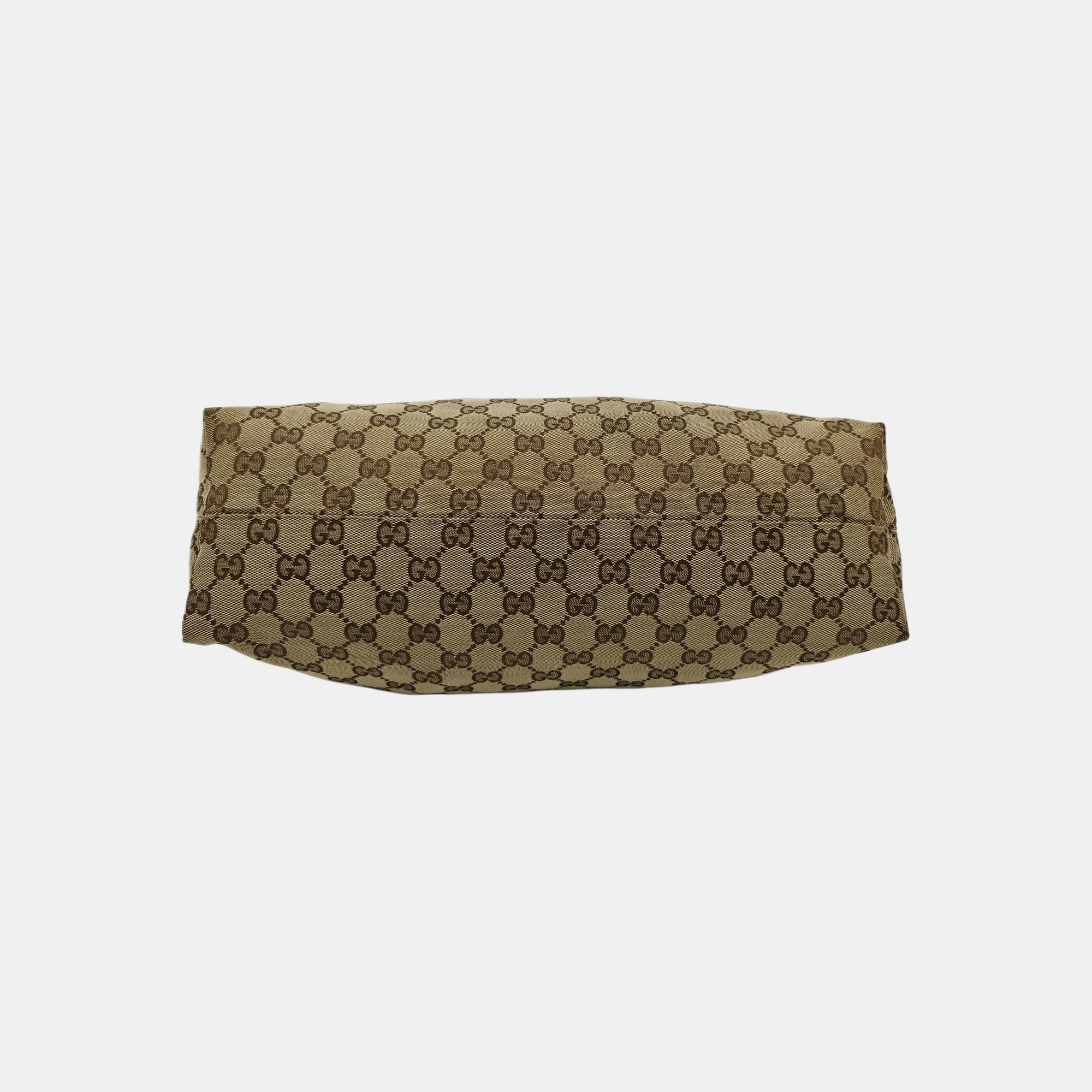Monogram Canvas Shoulder Bag Beige