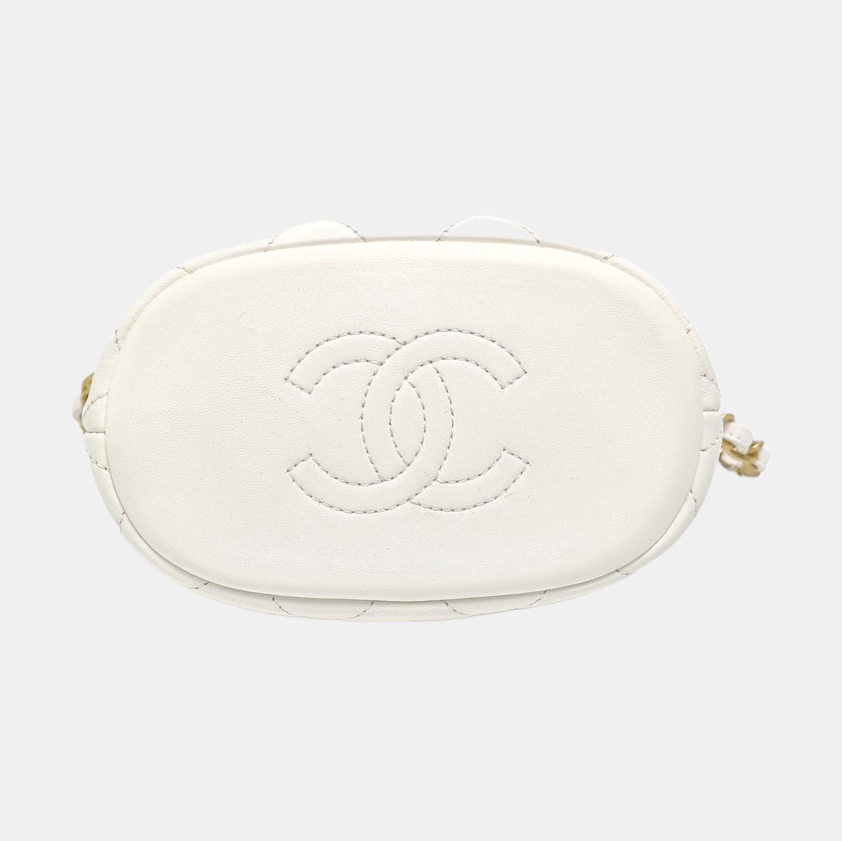 Quilted Lambskin White