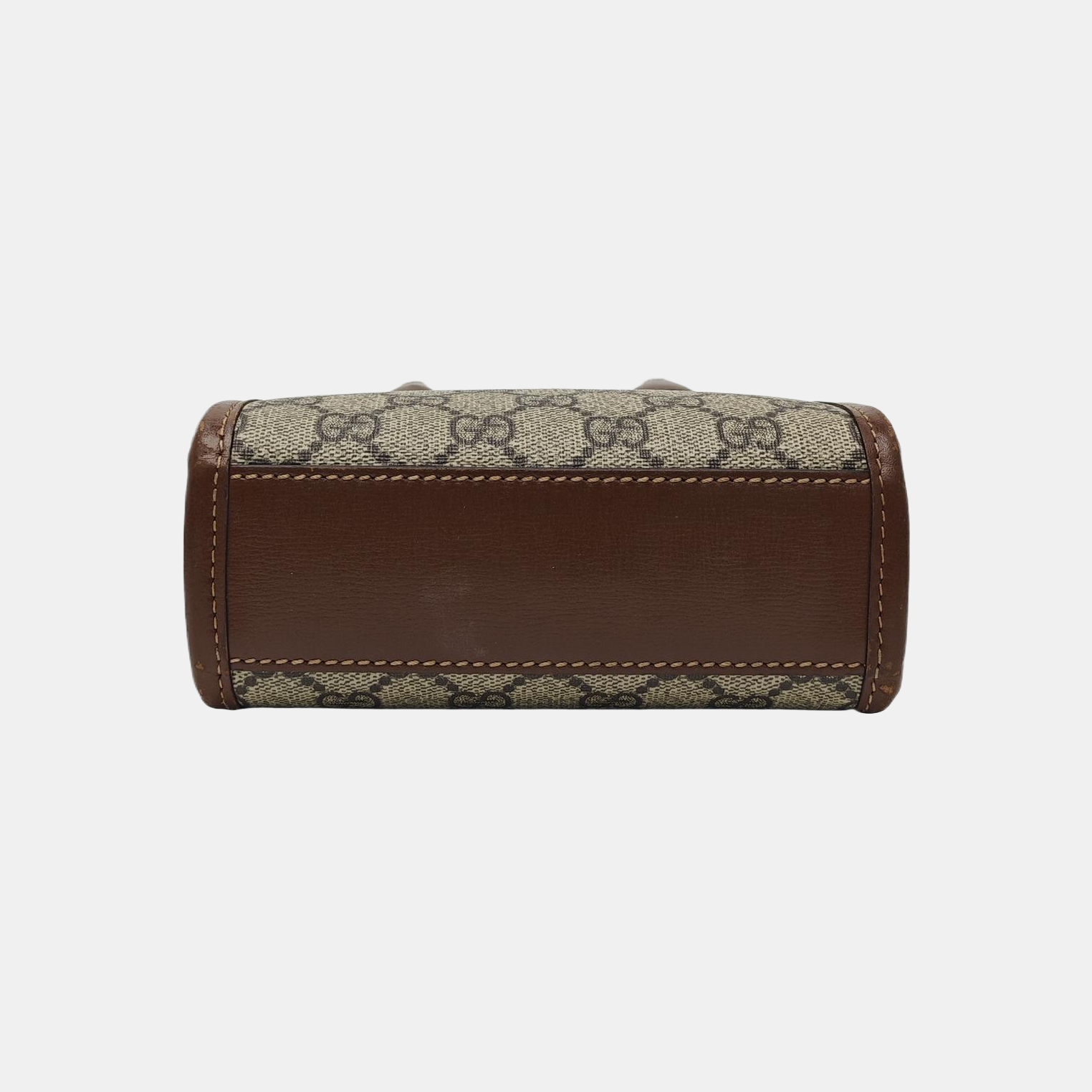 Retro Mini Monogram Coated Canvas Beige