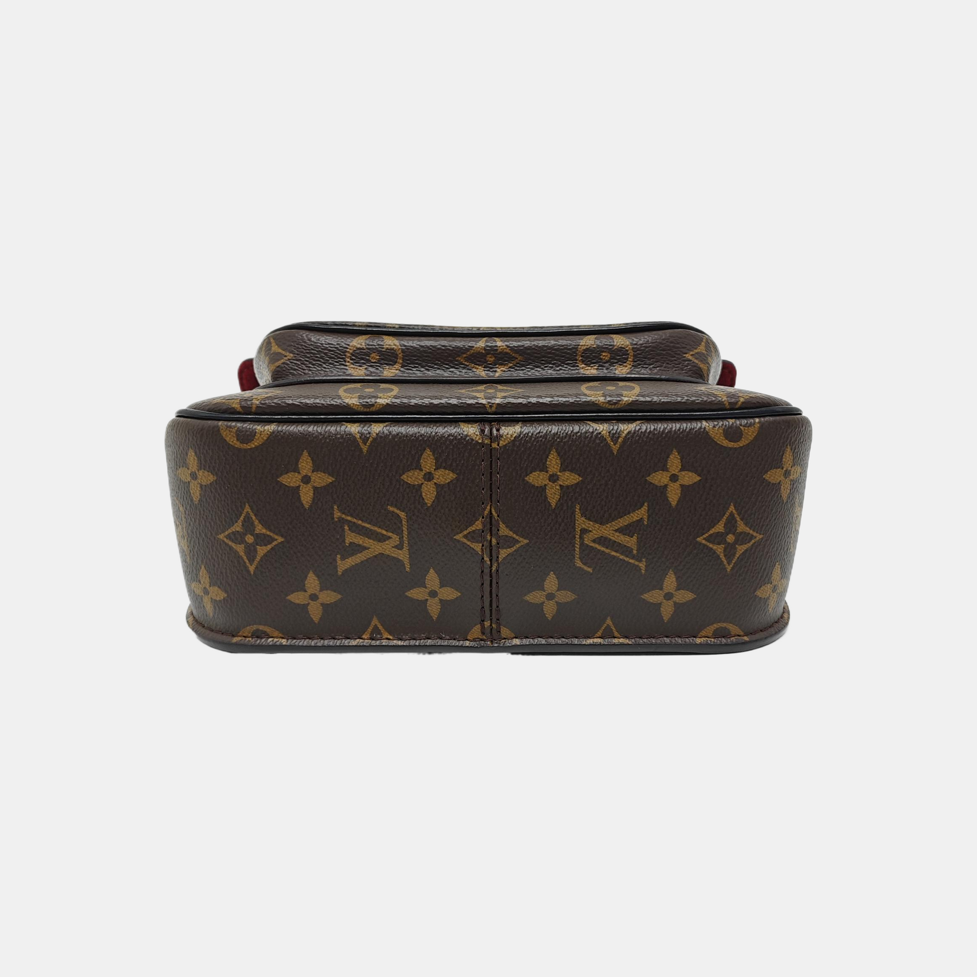 PASSY Monogram Coated Canvas Brown