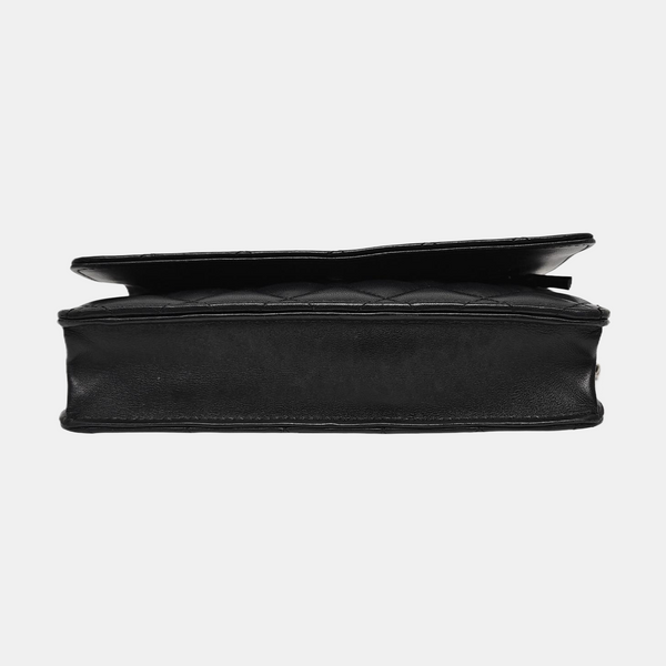 WOC Quilted Lambskin Black