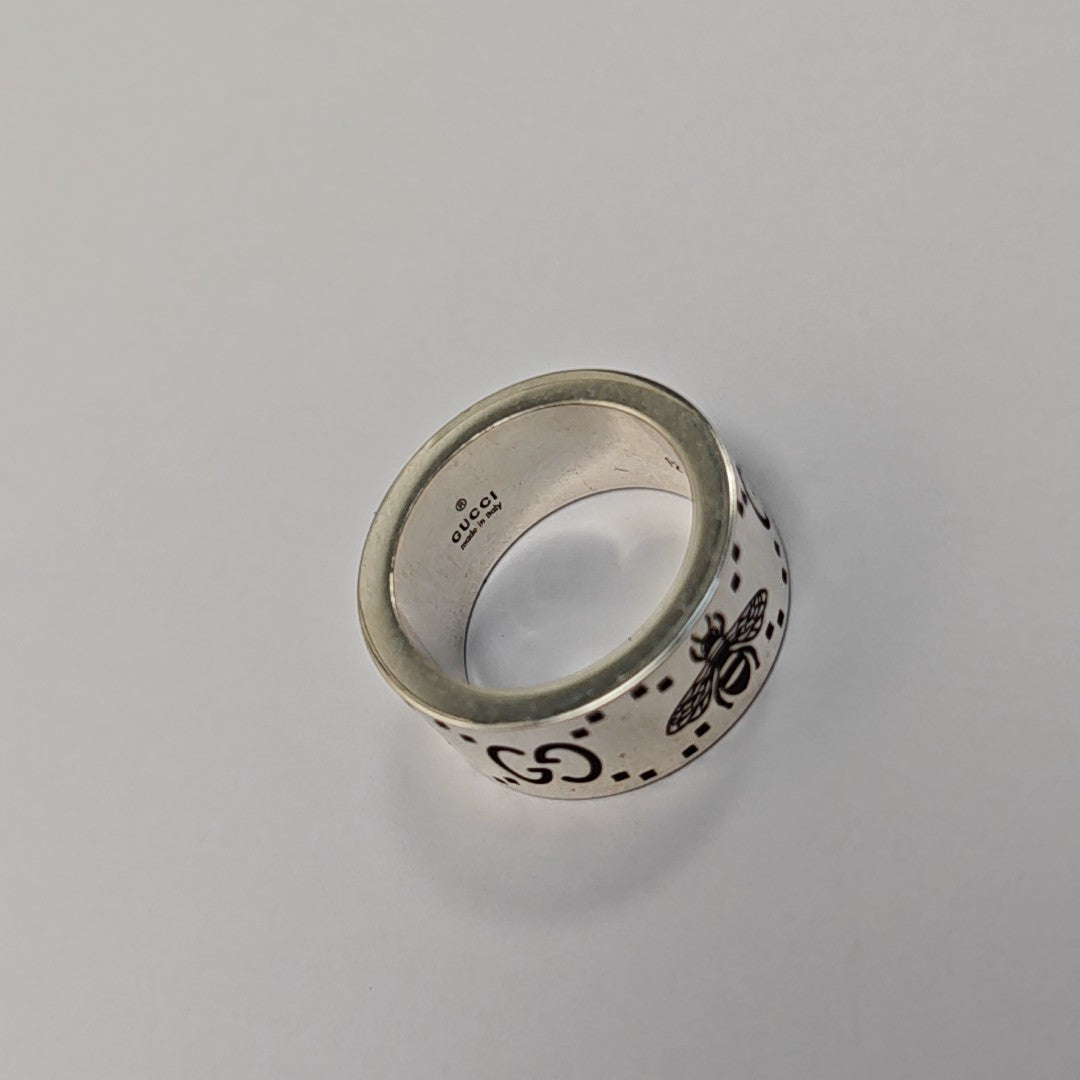 Ghost 925 Sterling Silver Ring EU 51