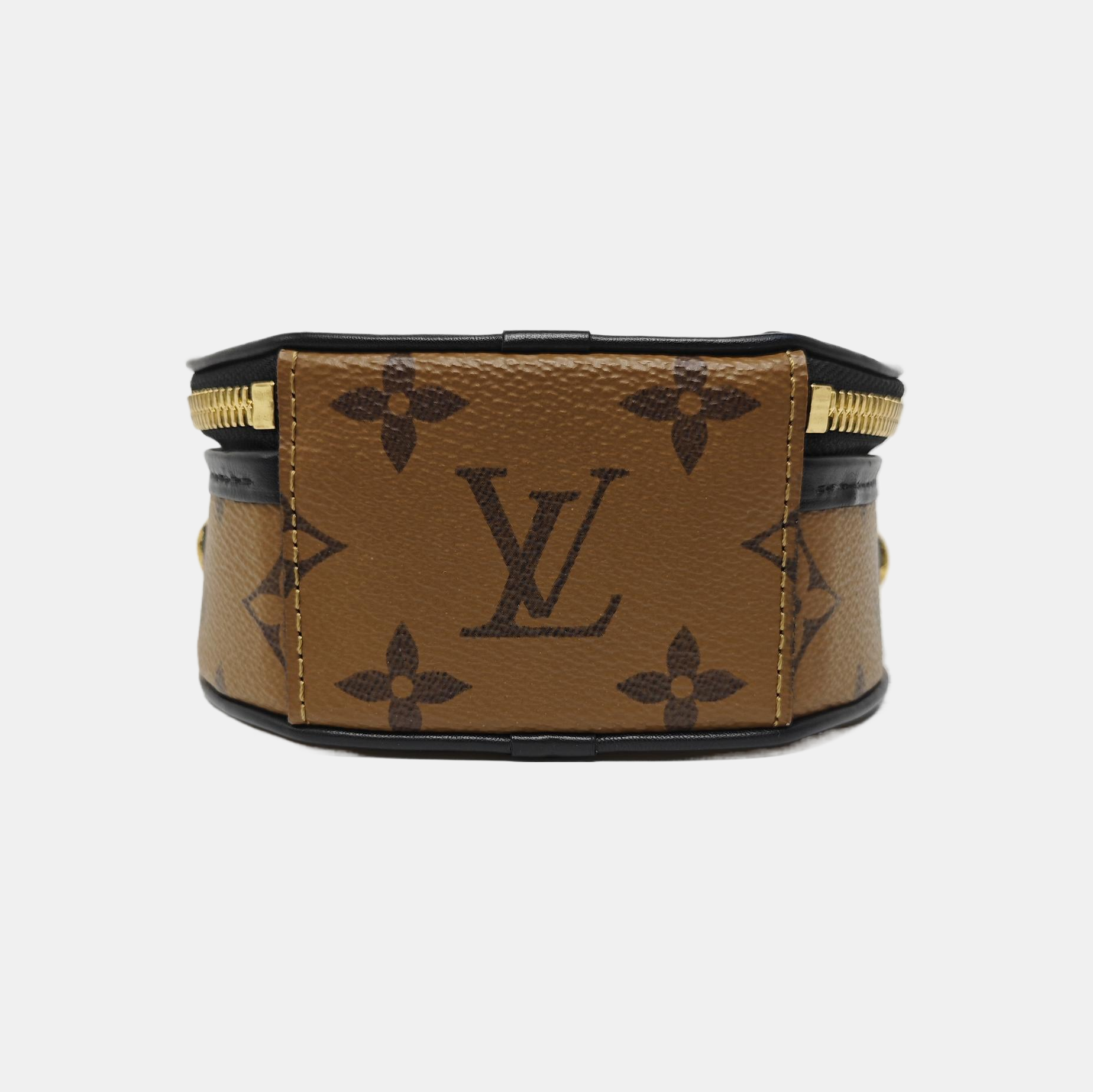 BOITE CHAPEAU Mini Monogram Coated Canvas Brown